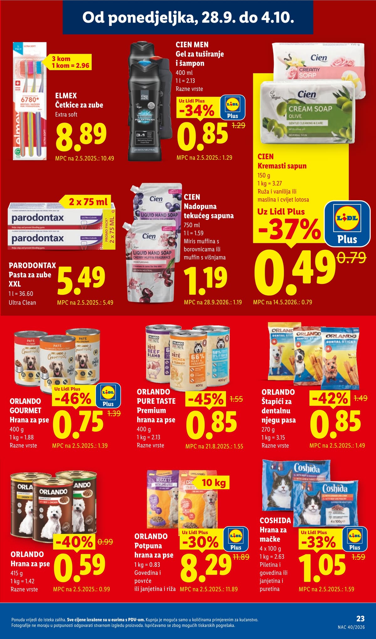 Stranica 23. Lidl kataloga - Tjedna Akcija od 28.09.2026.
