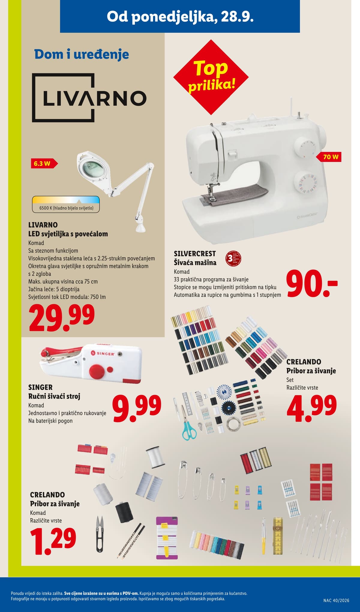 Stranica 35. Lidl kataloga - Tjedna Akcija od 28.09.2026.
