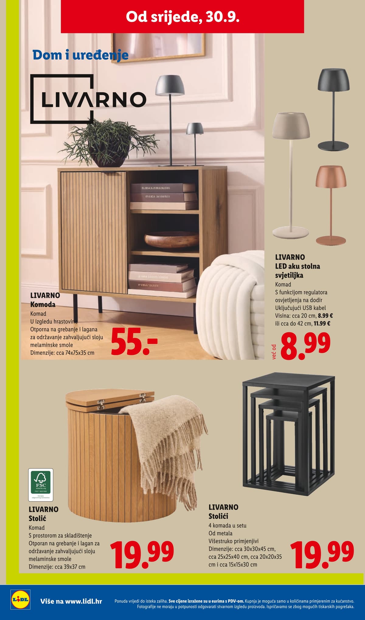 Stranica 48. Lidl kataloga - Tjedna Akcija od 28.09.2026.