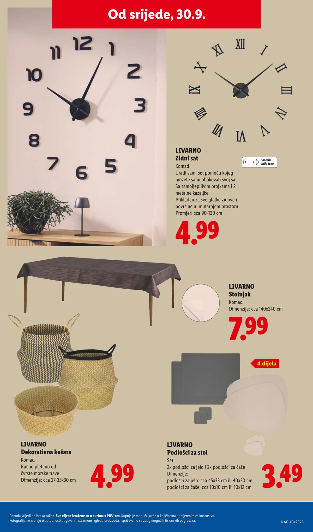 Stranica 49. Lidl kataloga - Tjedna Akcija od 28.09.2026.