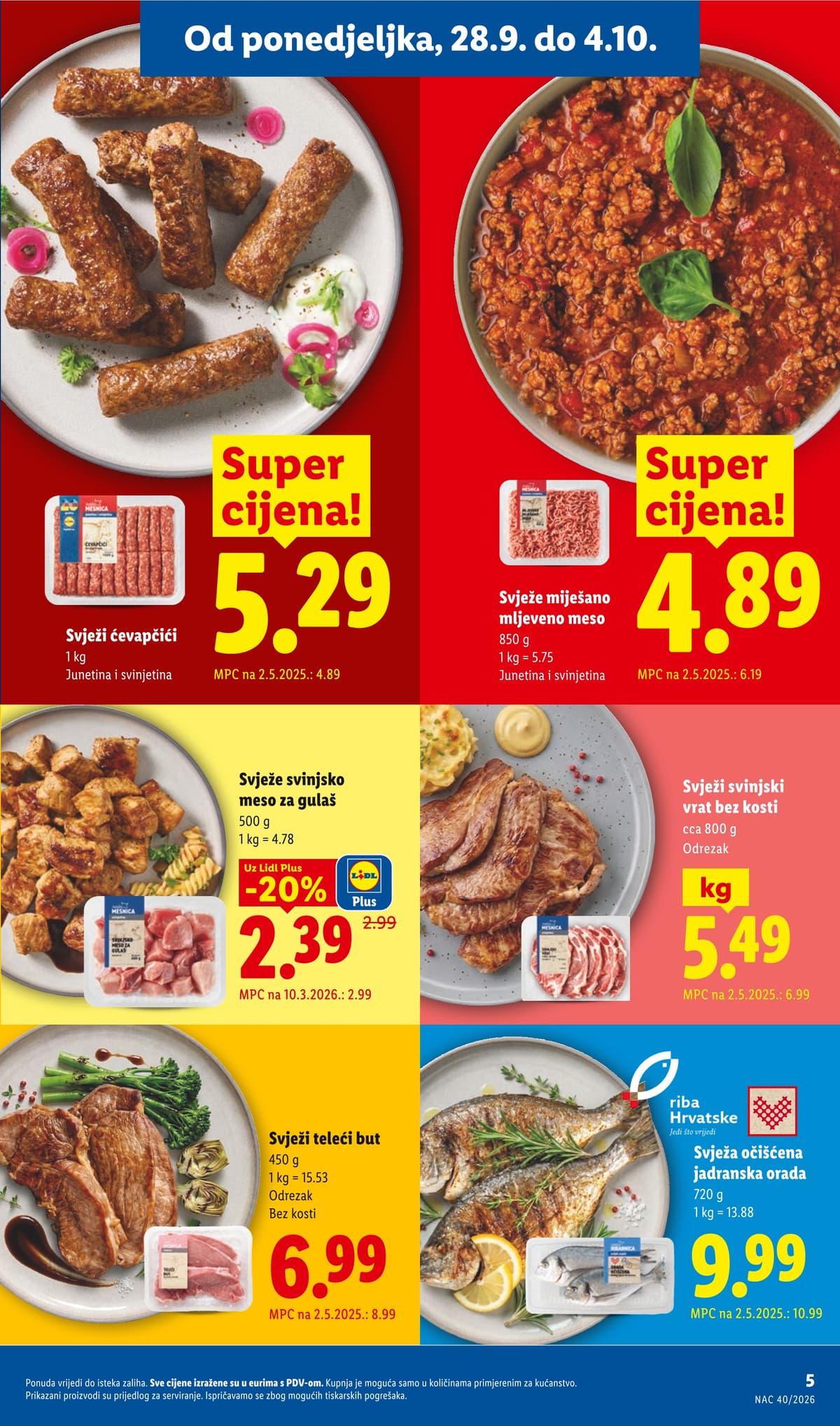 Stranica 5. Lidl kataloga - Tjedna Akcija od 28.09.2026.