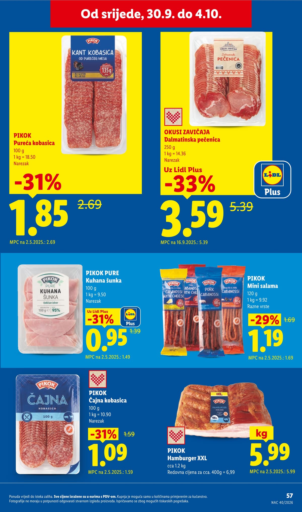 Stranica 57. Lidl kataloga - Tjedna Akcija od 28.09.2026.
