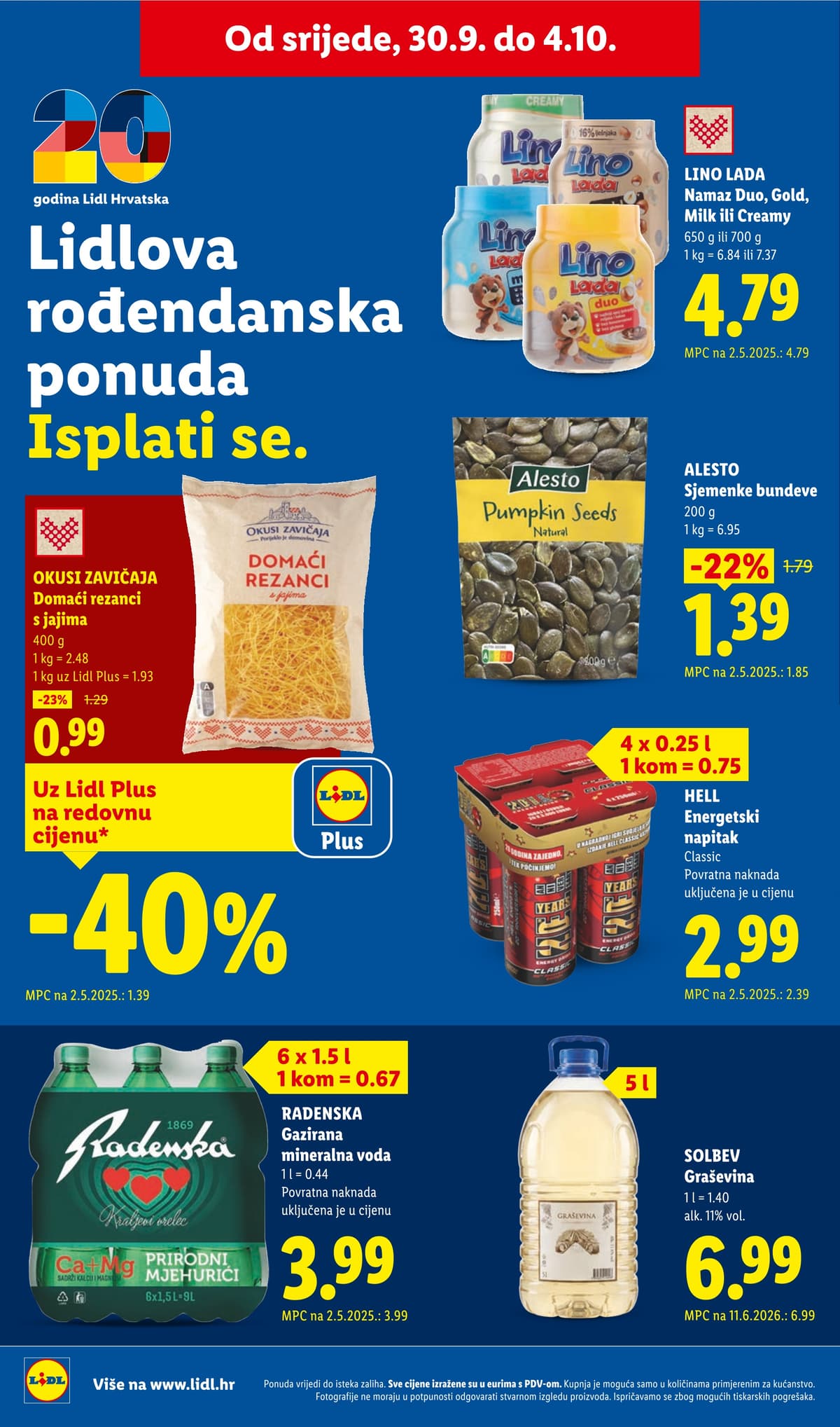 Stranica 60. Lidl kataloga - Tjedna Akcija od 28.09.2026.