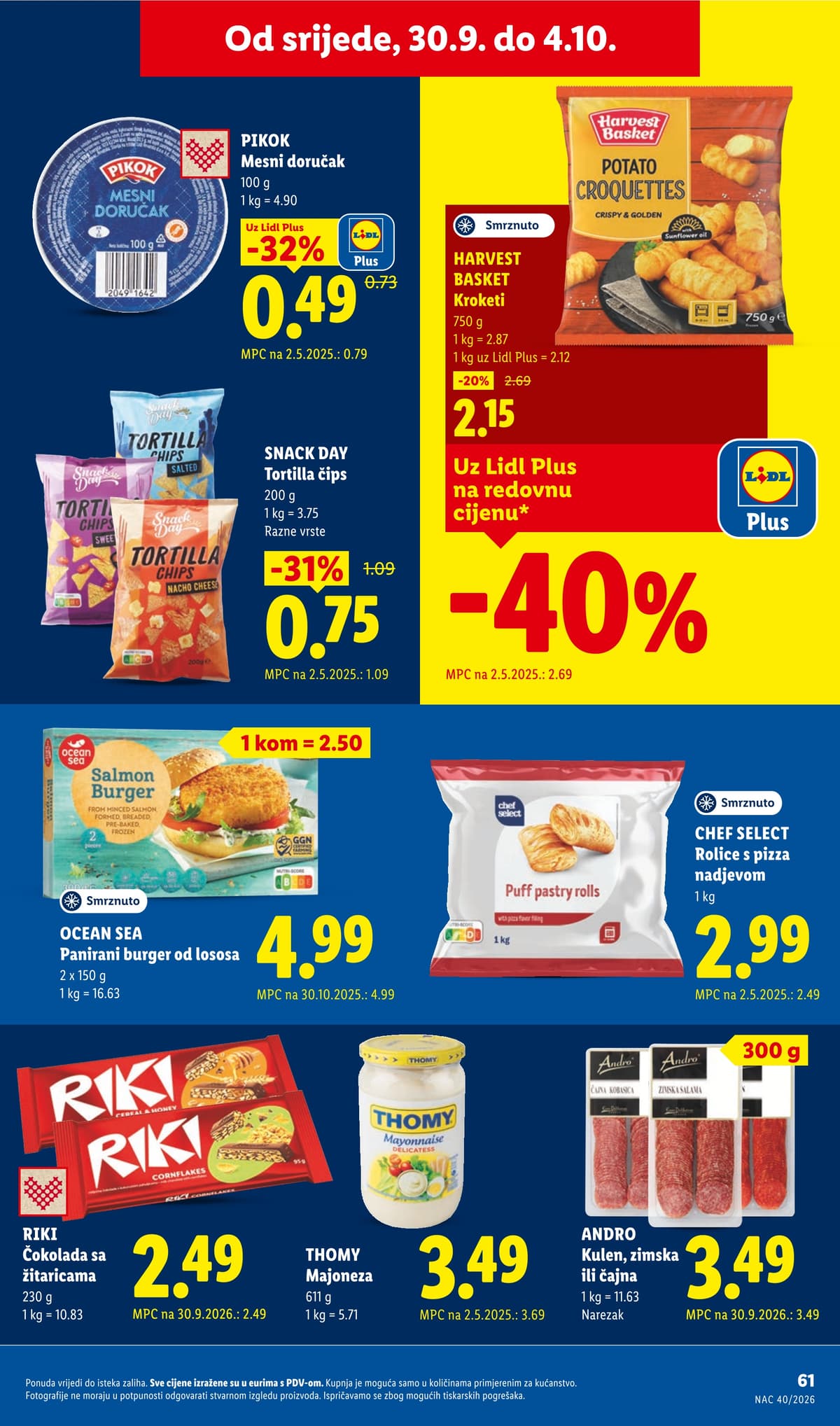 Stranica 61. Lidl kataloga - Tjedna Akcija od 28.09.2026.
