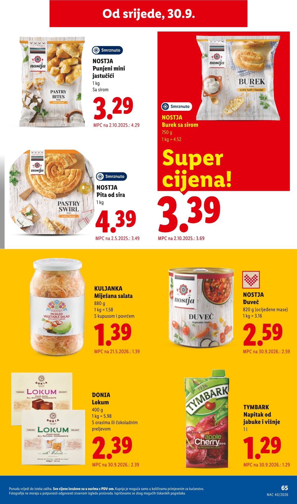 Stranica 65. Lidl kataloga - Tjedna Akcija od 28.09.2026.