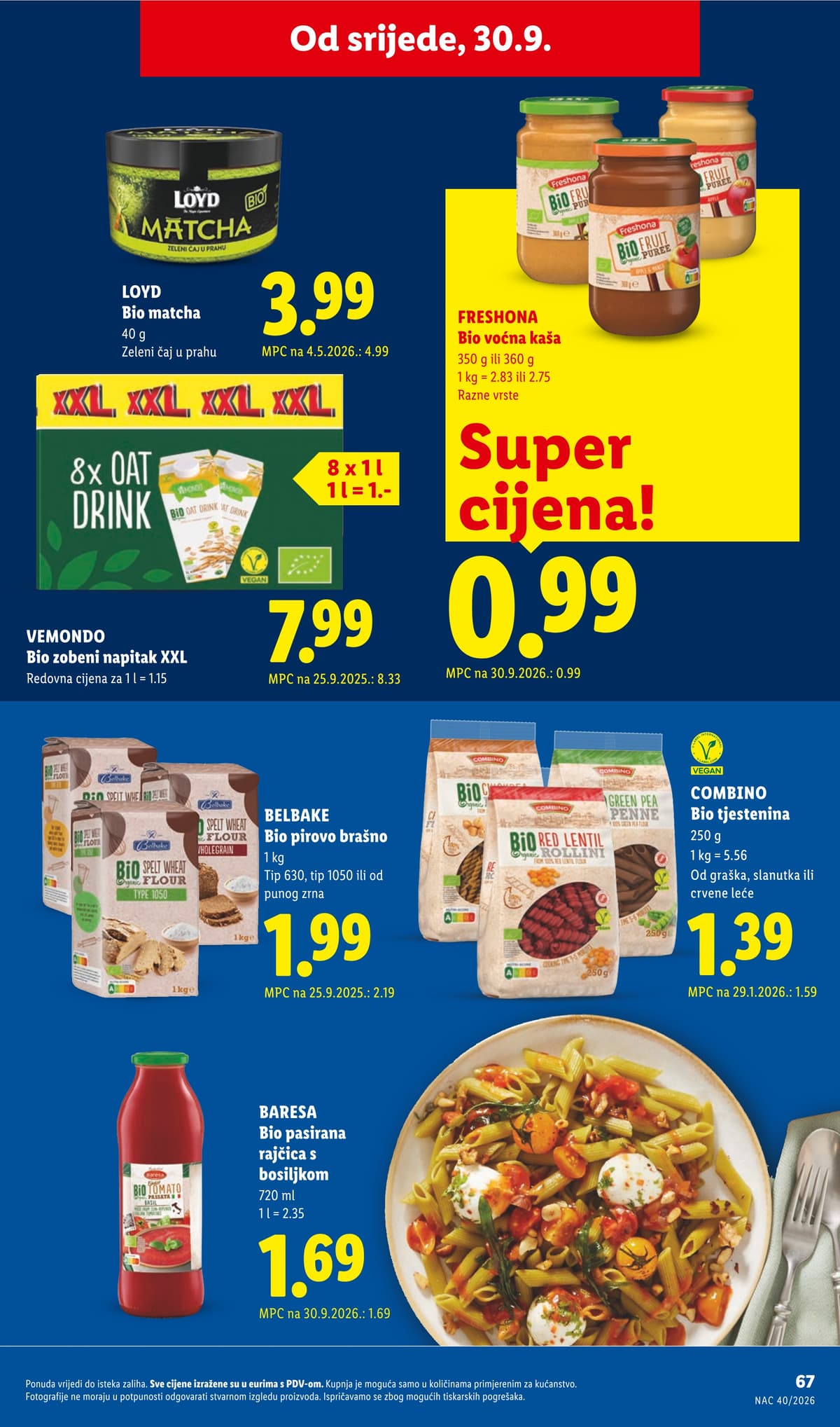 Stranica 67. Lidl kataloga - Tjedna Akcija od 28.09.2026.