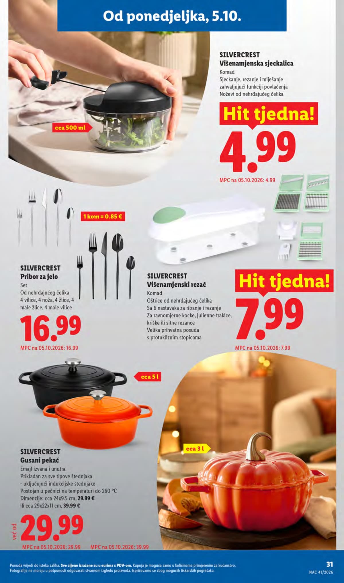 Stranica 31. Lidl kataloga - Tjedna Akcija od 05.10.2026.