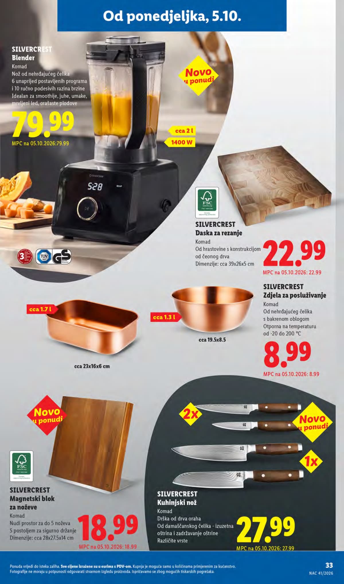 Stranica 33. Lidl kataloga - Tjedna Akcija od 05.10.2026.