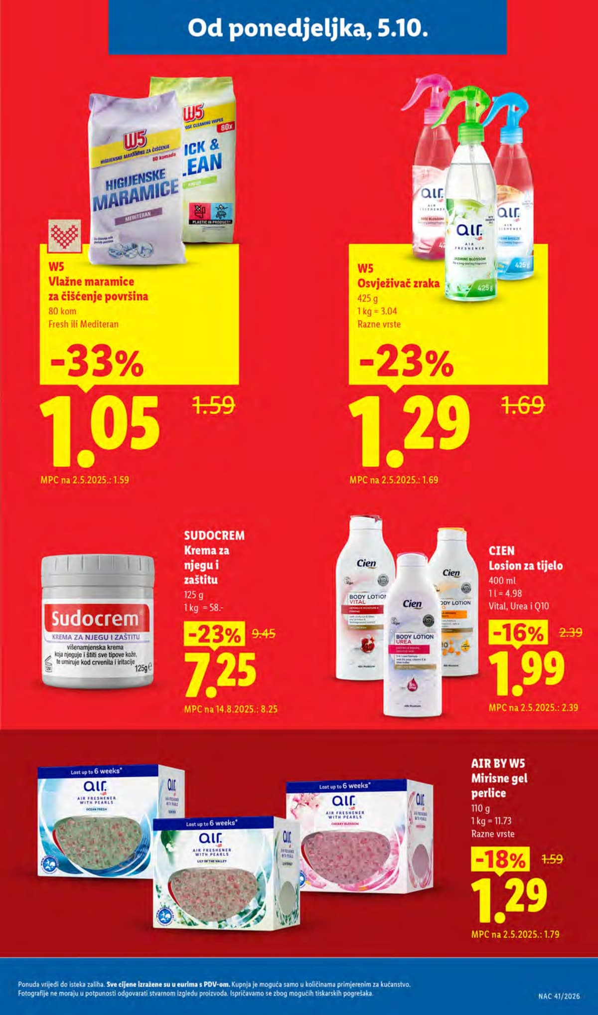 Stranica 5. Lidl kataloga - Tjedna Akcija od 05.10.2026.