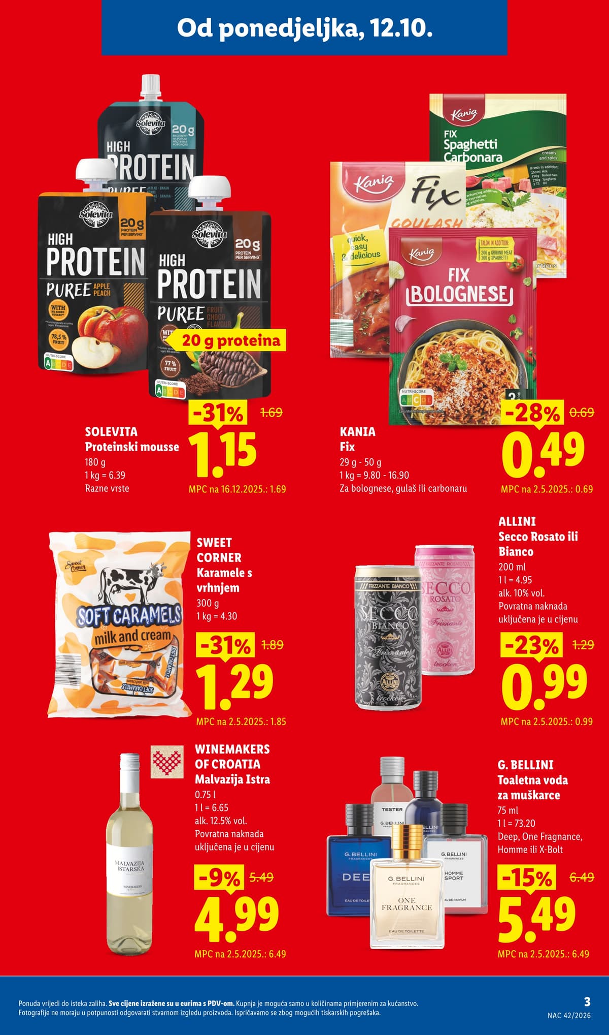 Stranica 4. Lidl kataloga - Tjedna Akcija od 16.10.2026.