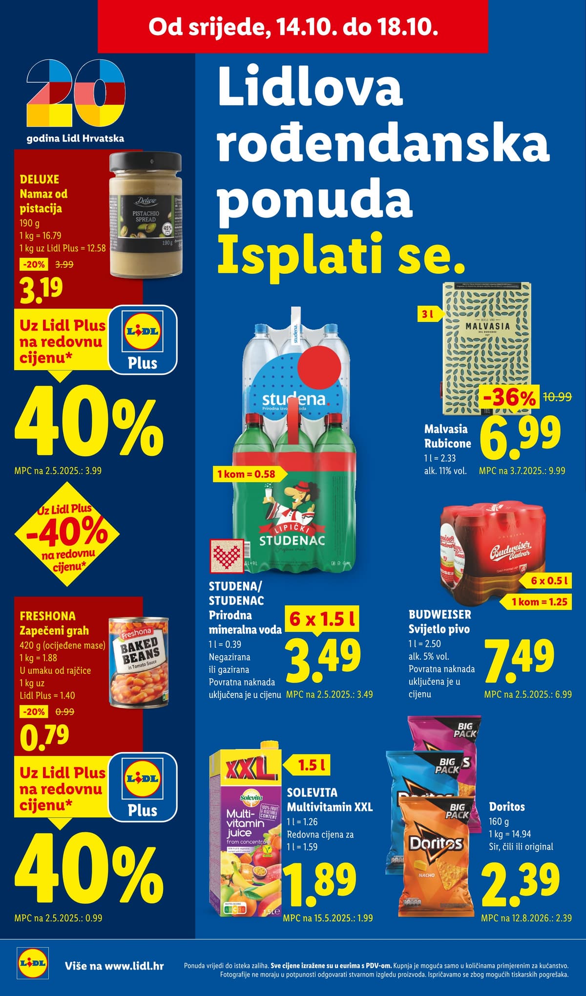 Stranica 58. Lidl kataloga - Tjedna Akcija od 16.10.2026.