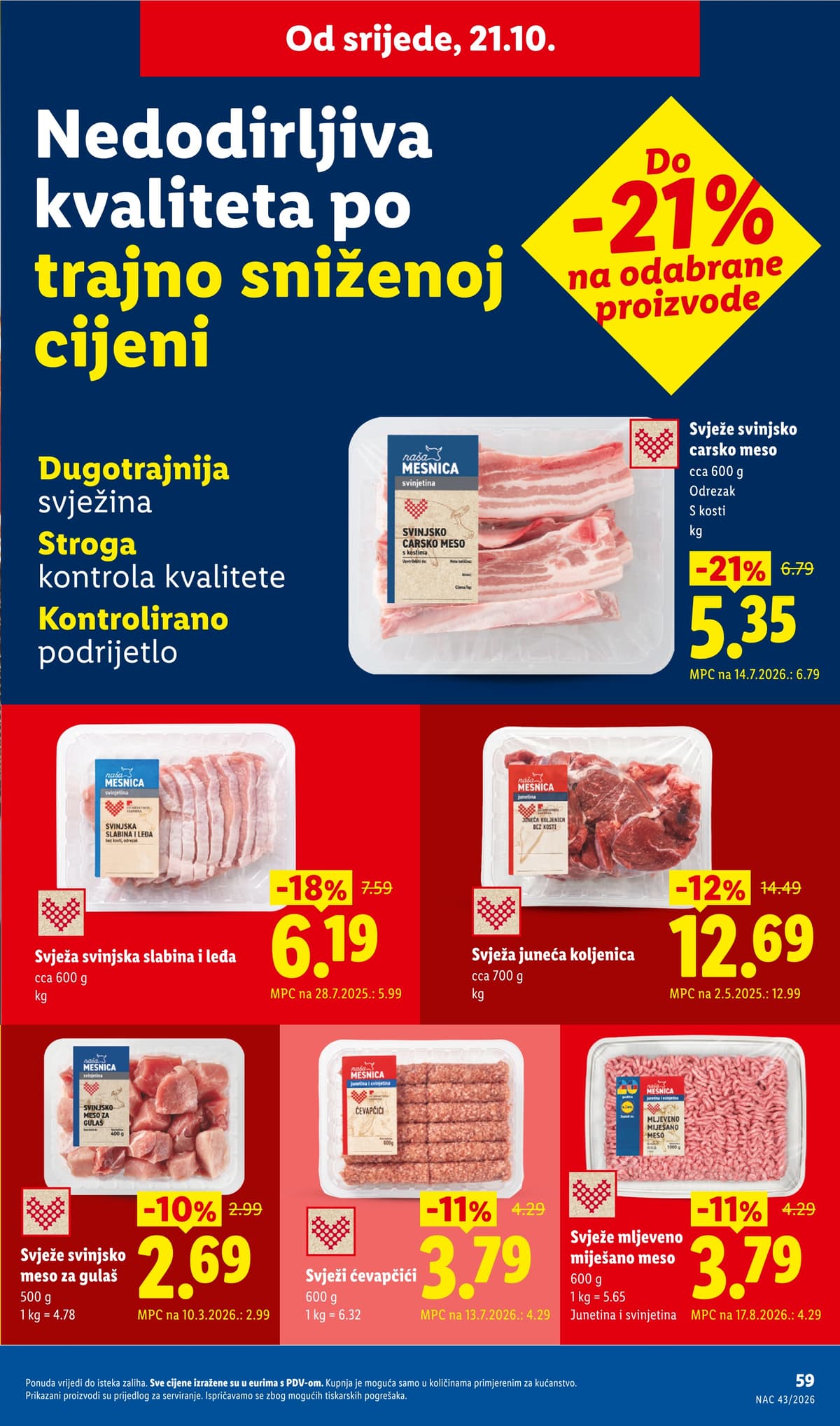 Stranica 59. Lidl kataloga - Tjedna Akcija od 16.10.2026.