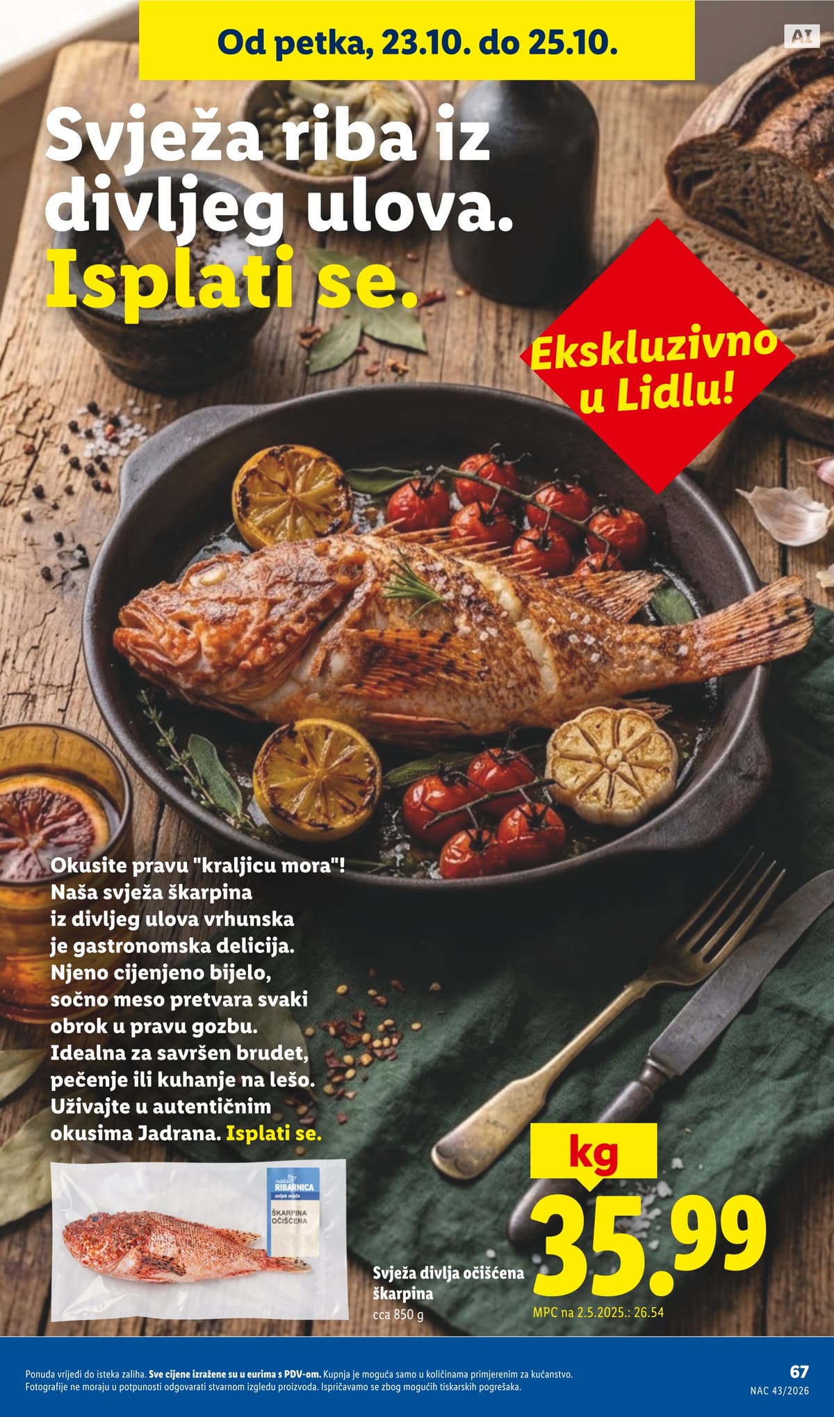 Stranica 67. Lidl kataloga - Tjedna Akcija od 16.10.2026.