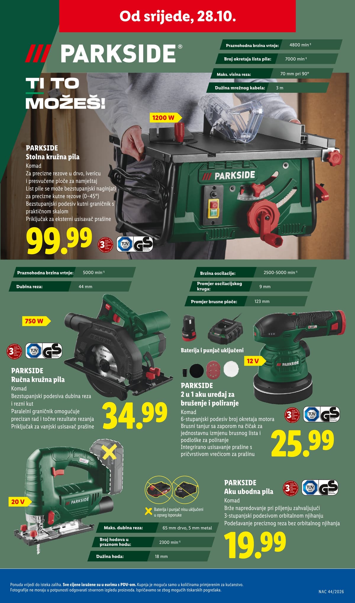 Stranica 55. Lidl kataloga - Tjedna Akcija od 22.10.2026.
