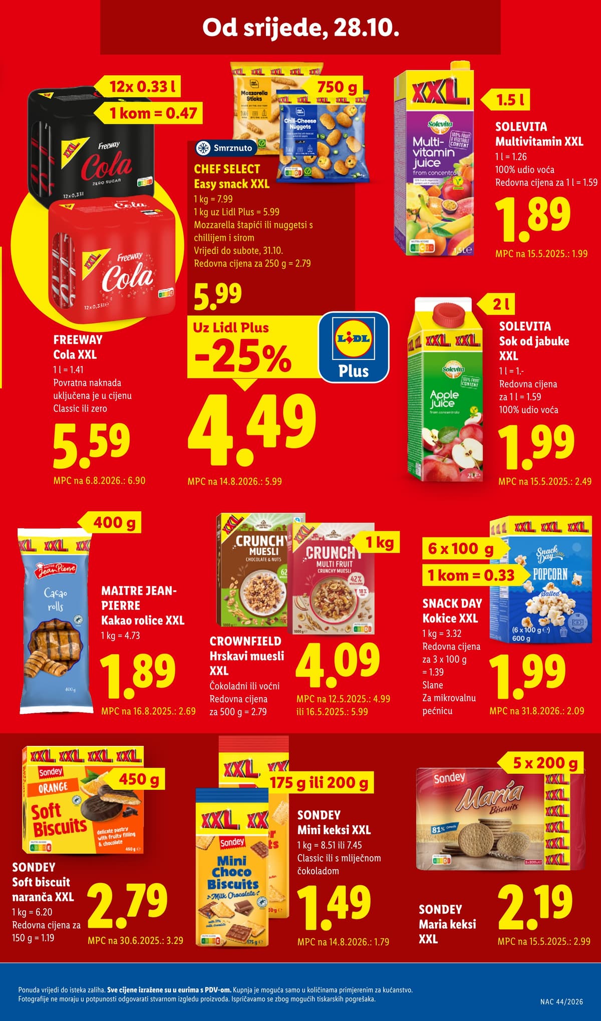 Stranica 71. Lidl kataloga - Tjedna Akcija od 22.10.2026.