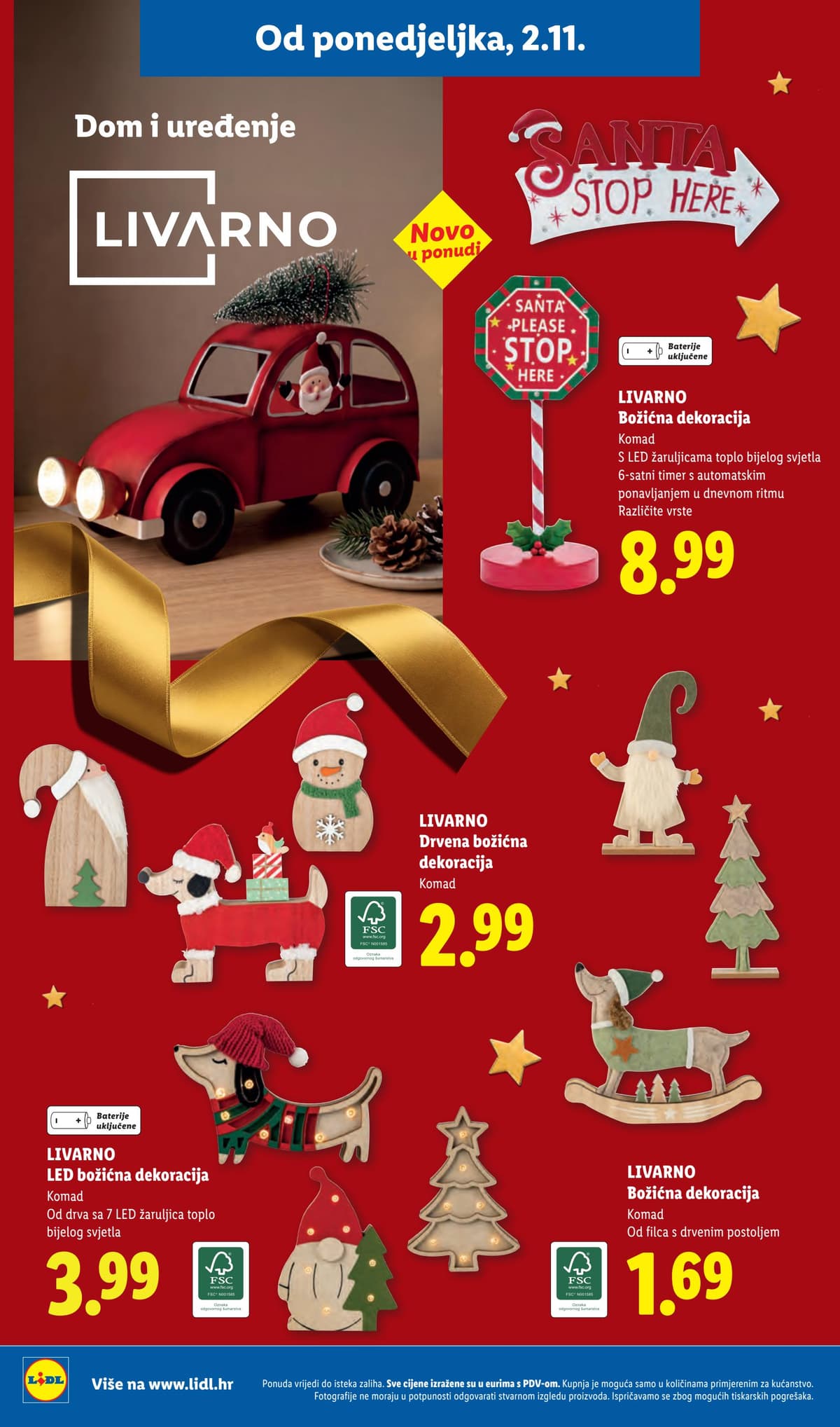 Stranica 10. Lidl kataloga - Božić 2026 od 29.10.2026.
