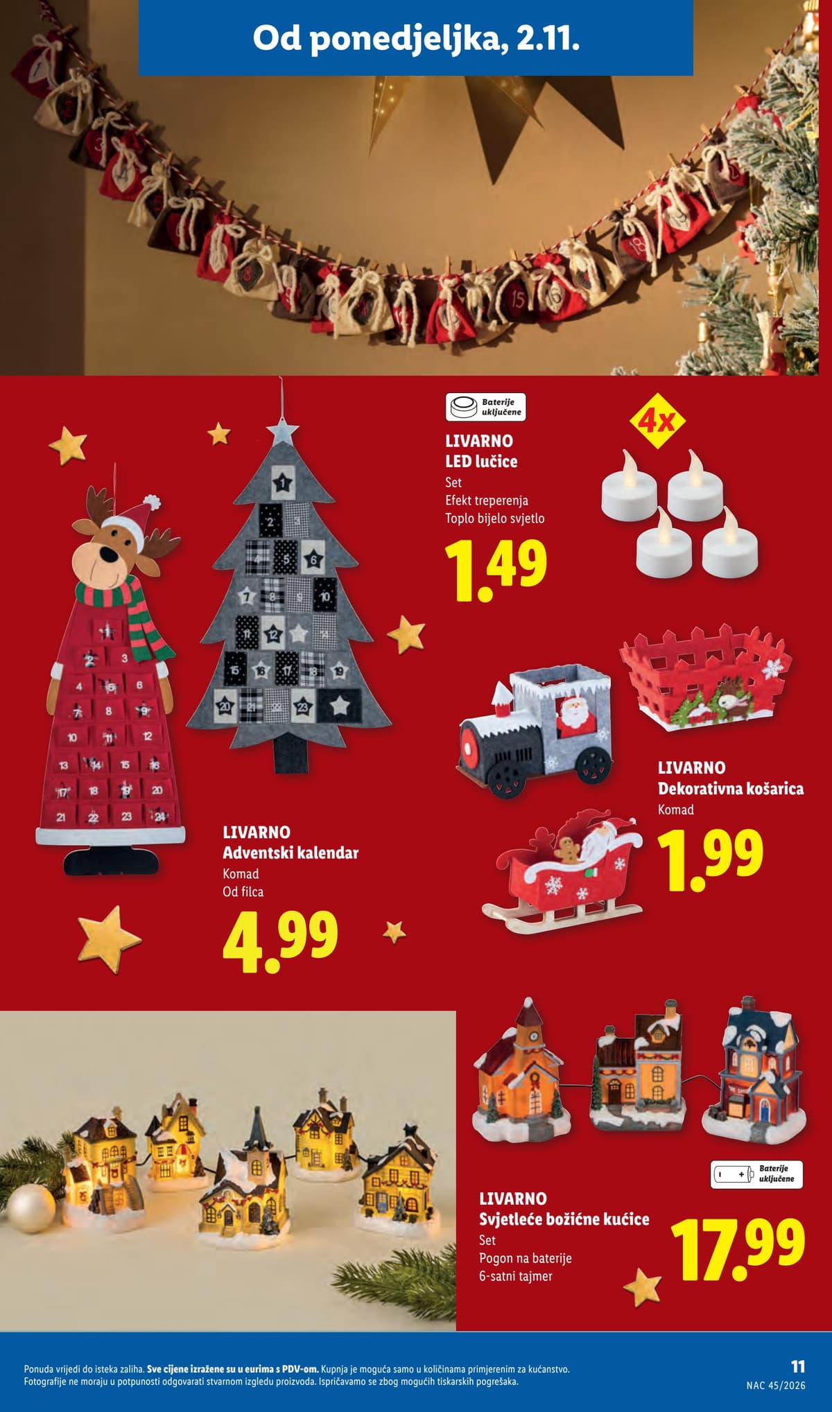Stranica 11. Lidl kataloga - Božić 2026 od 29.10.2026.