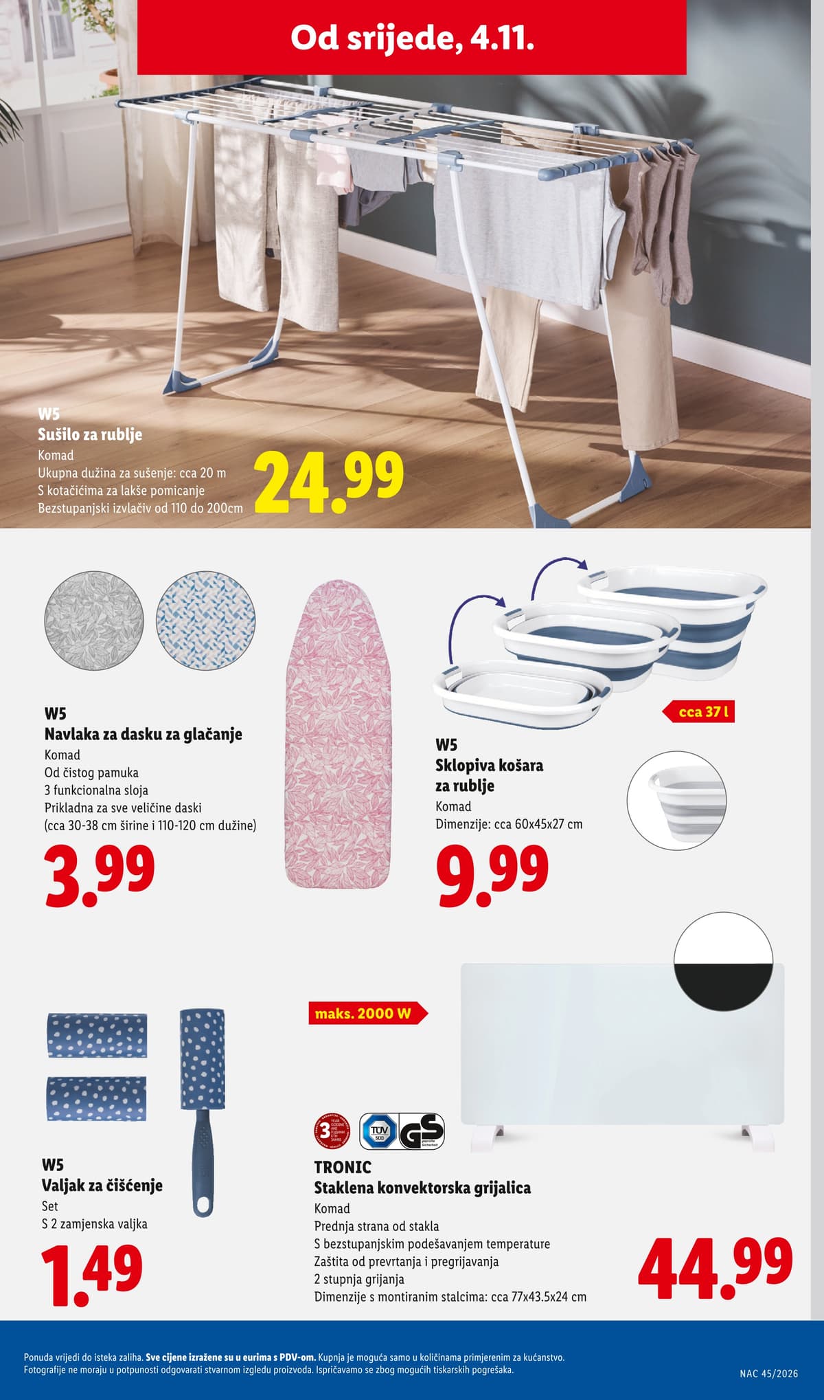 Stranica 45. Lidl kataloga - Tjedna Akcija od 28.10.2026.