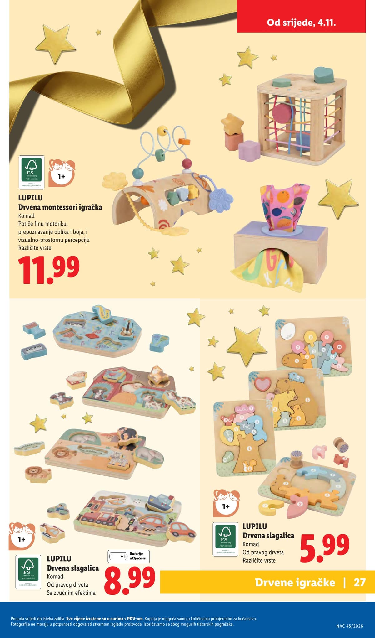Stranica 27. Lidl kataloga - Božićni Katalog Igračaka od 29.10.2026.