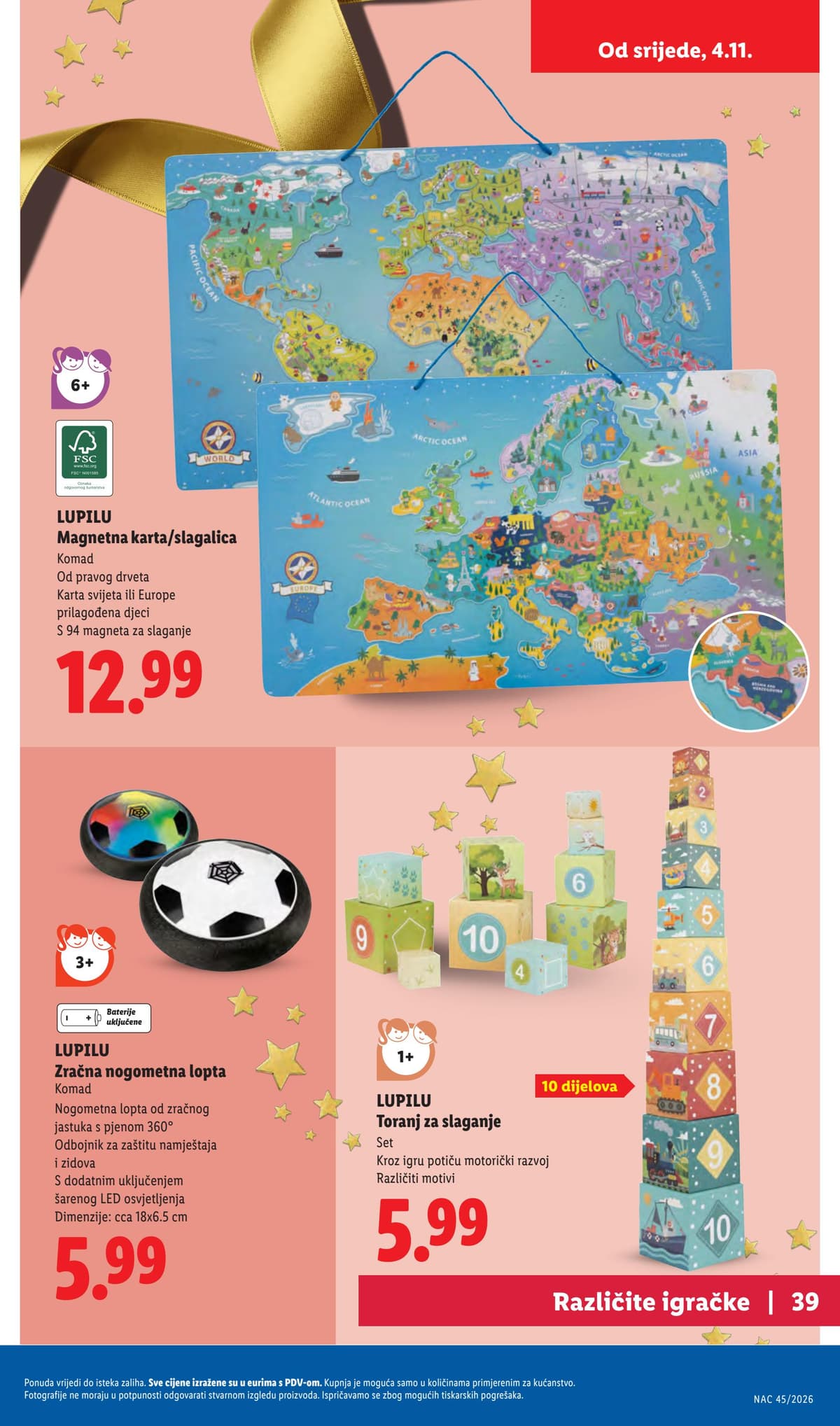 Stranica 39. Lidl kataloga - Božićni Katalog Igračaka od 29.10.2026.