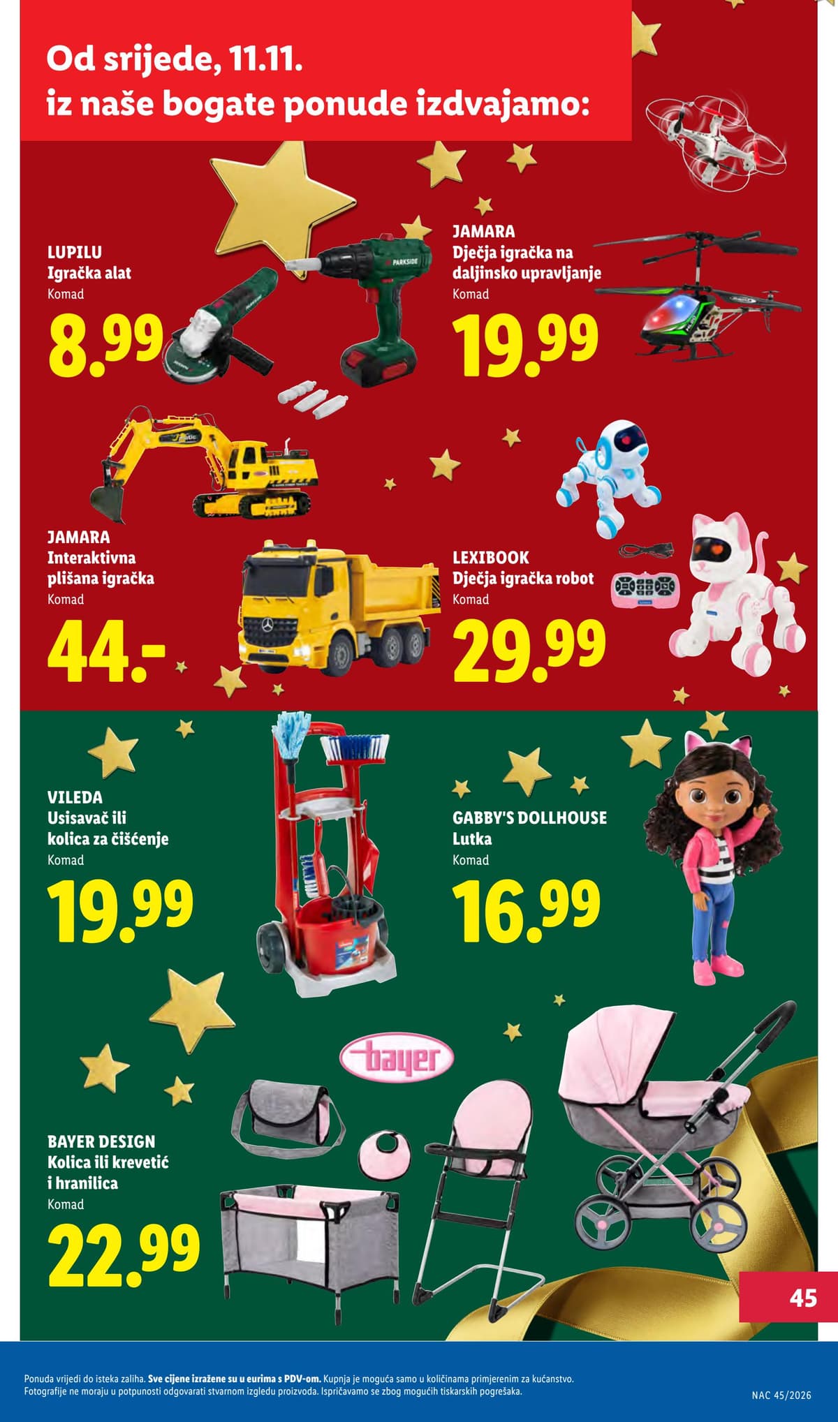 Stranica 45. Lidl kataloga - Božićni Katalog Igračaka od 29.10.2026.