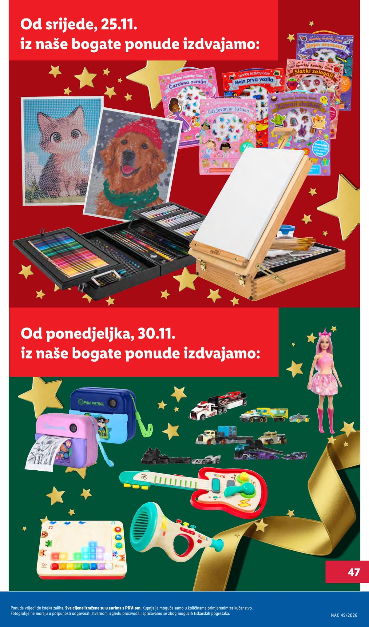 Stranica 47. Lidl kataloga - Božićni Katalog Igračaka od 29.10.2026.