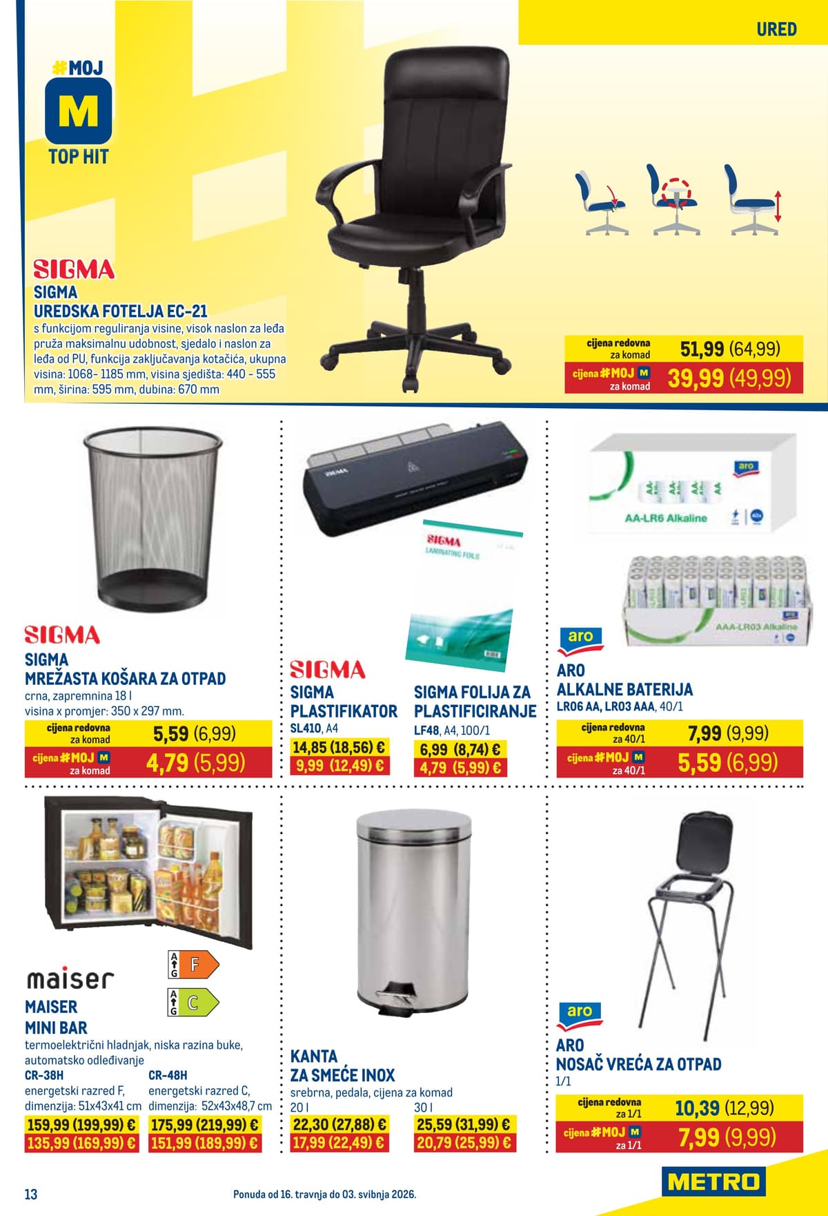 Stranica 13. Metro kataloga - Prehrana i Neprehrana od 27.04.2026.