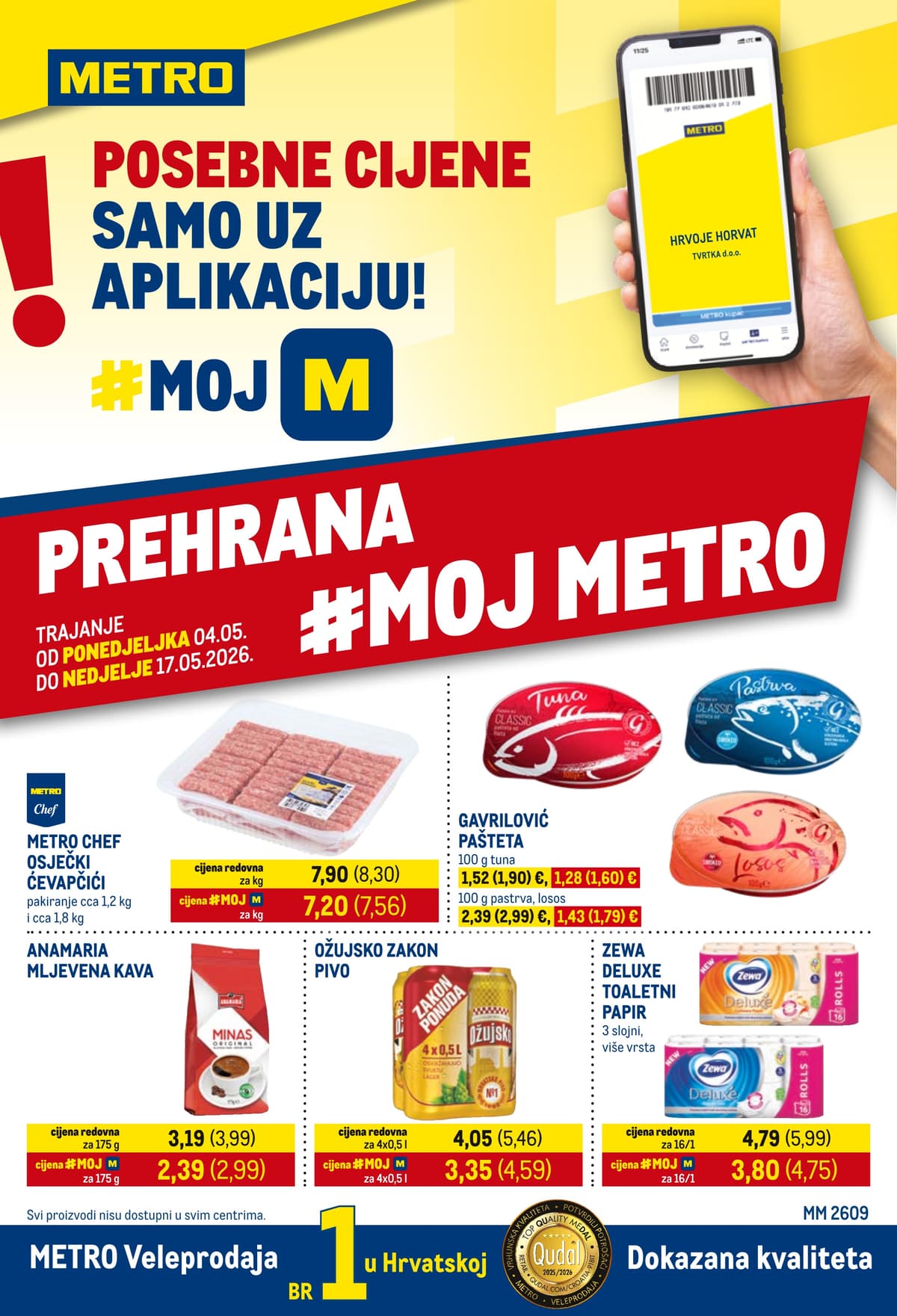 Stranica 1. Metro kataloga - Prehrana