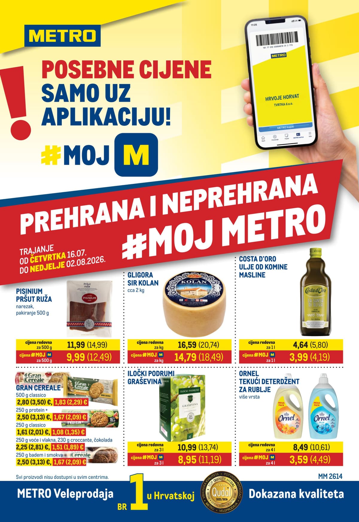 Stranica 1. Metro kataloga - Prehrana i Neprehrana