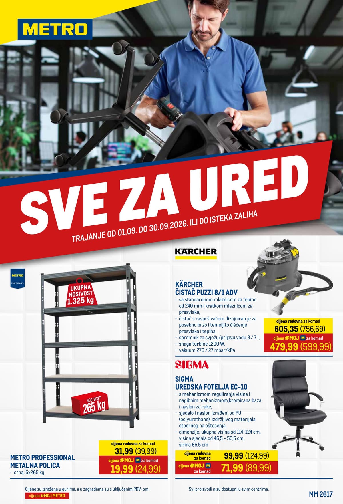 Stranica 1. Metro kataloga - Sve za ured rujan 2026