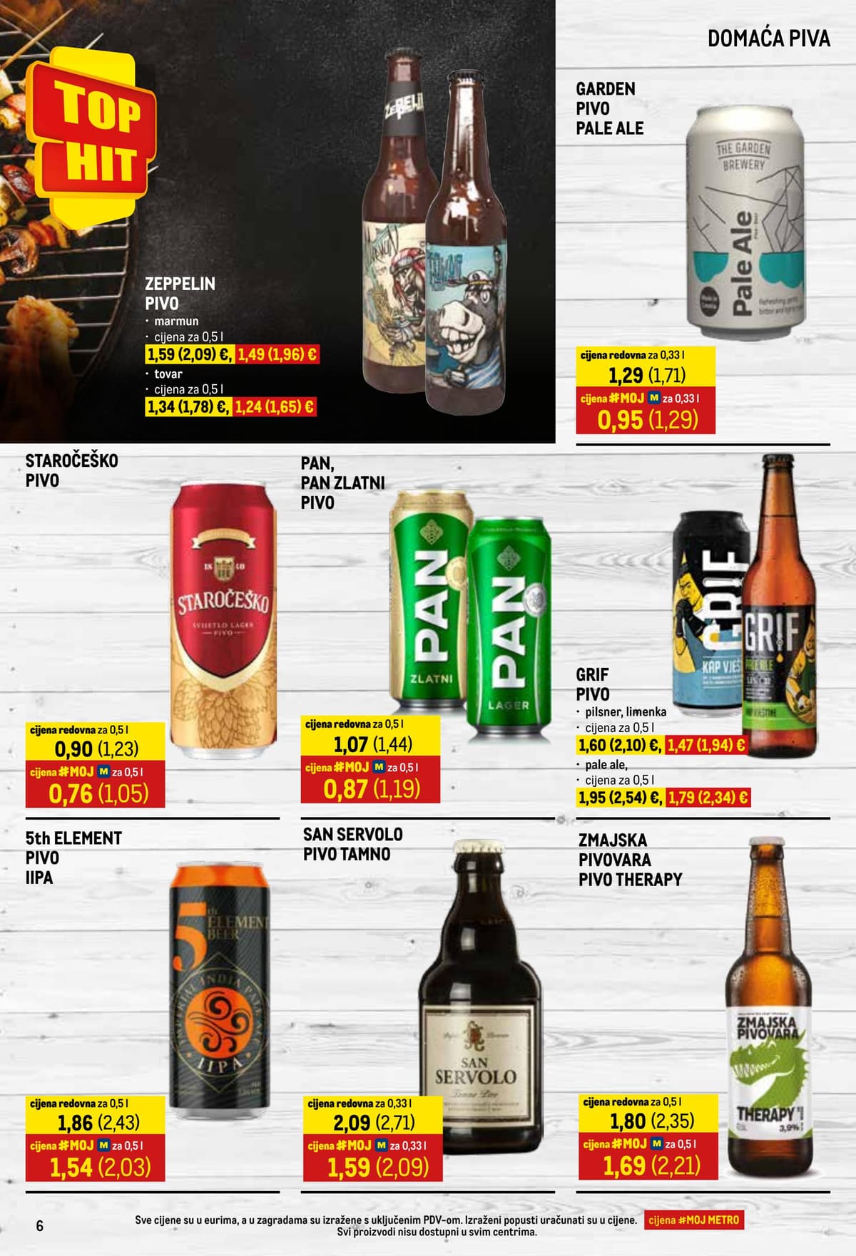 Stranica 6. Metro kataloga - Pivo i burger