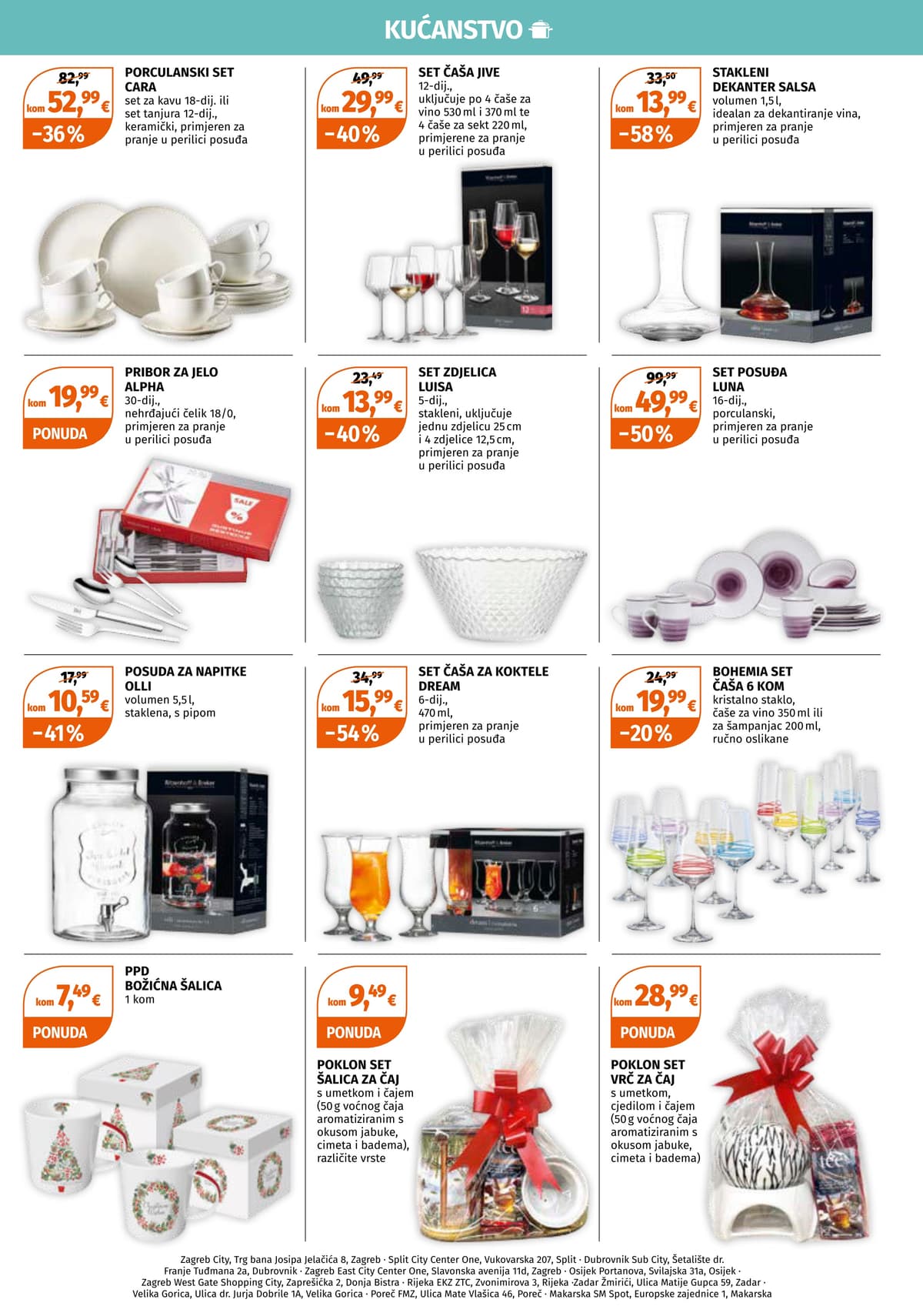 Stranica 1. Mueller kataloga - Ponuda odjela kućanstva