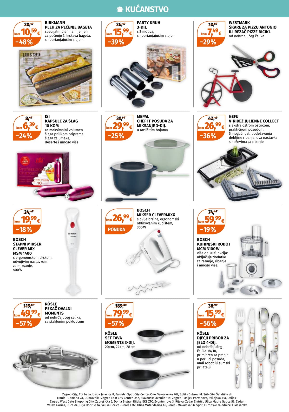 Stranica 2. Mueller kataloga - Ponuda odjela kućanstva