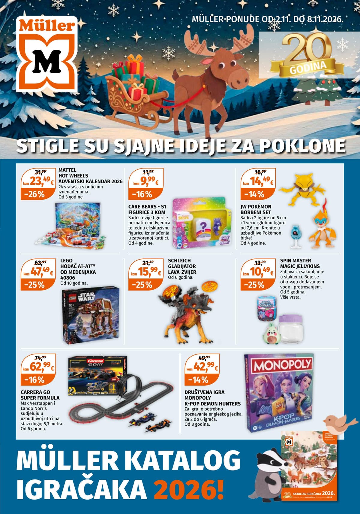 Stranica 1. Mueller kataloga - Igračke od 31.10.2026.