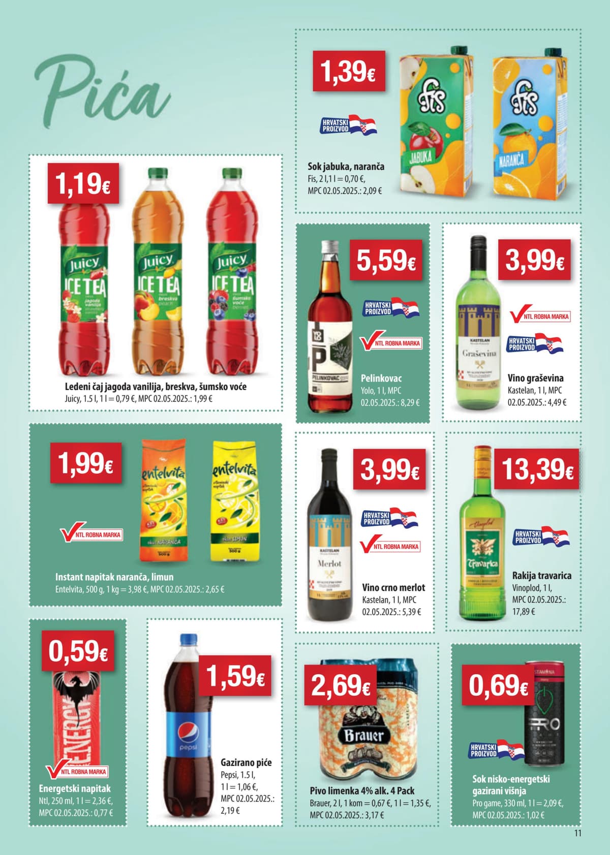 Stranica 11. NTL kataloga - Maxi Tjedna Ponuda