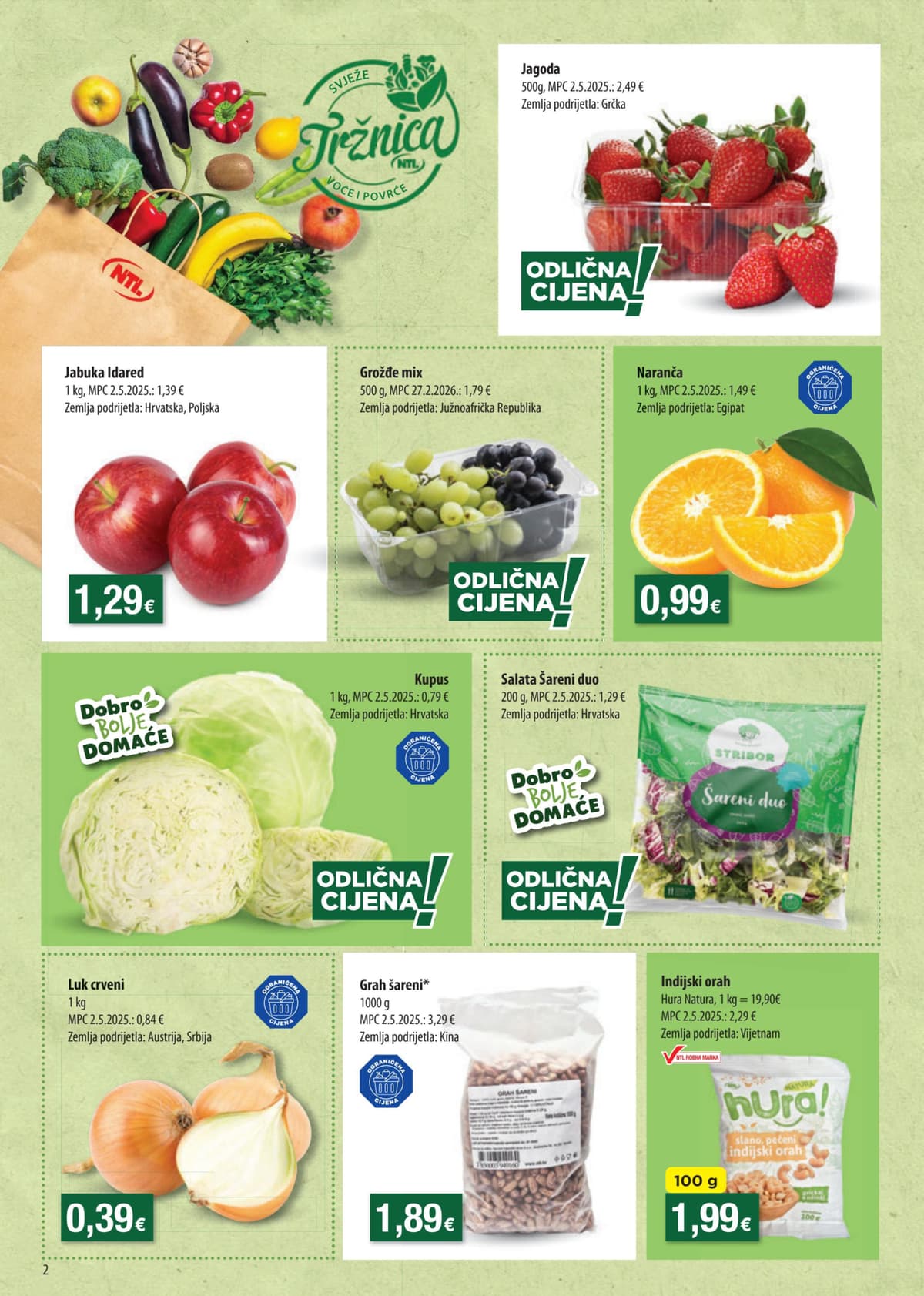 Stranica 2. NTL kataloga - Maxi Tjedna Ponuda