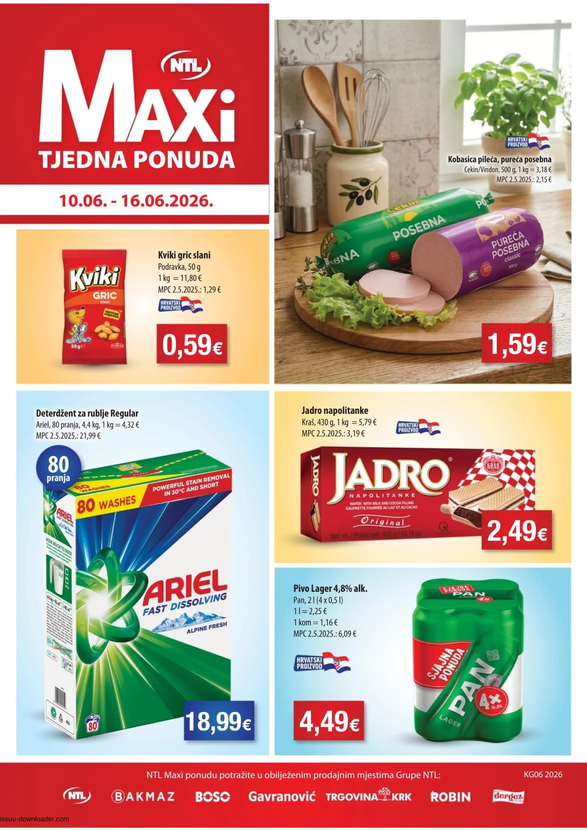 Stranica 1. NTL kataloga - Tjedna Akcija od 10.06.2026