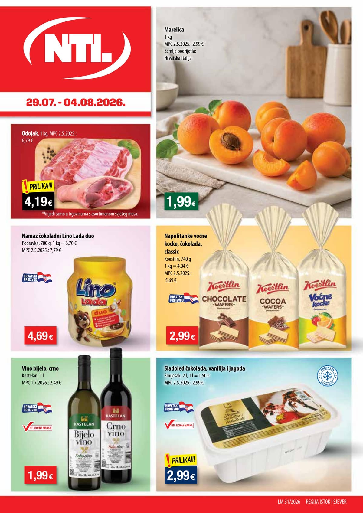 Stranica 1. NTL kataloga - Tjedna Akcija od 28.07.2026.