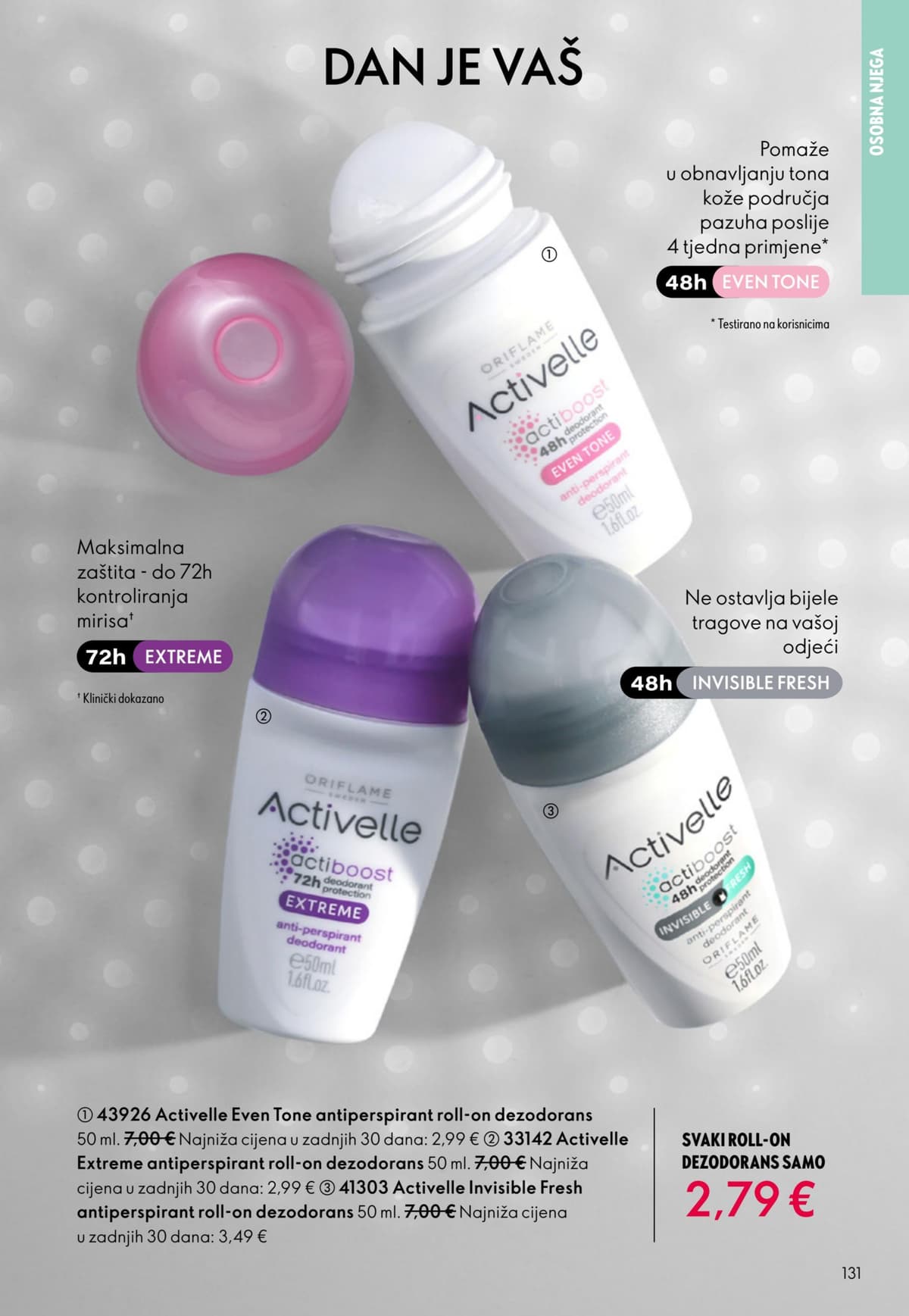 Stranica 131. Oriflame kataloga - Travanj 2026 od 29.03.2026.