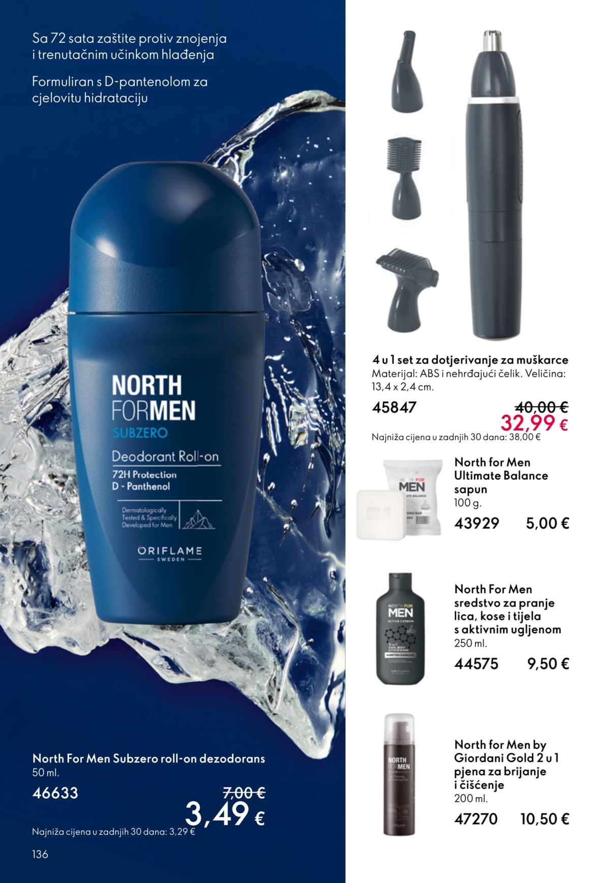 Stranica 136. Oriflame kataloga - Travanj 2026 od 29.03.2026.