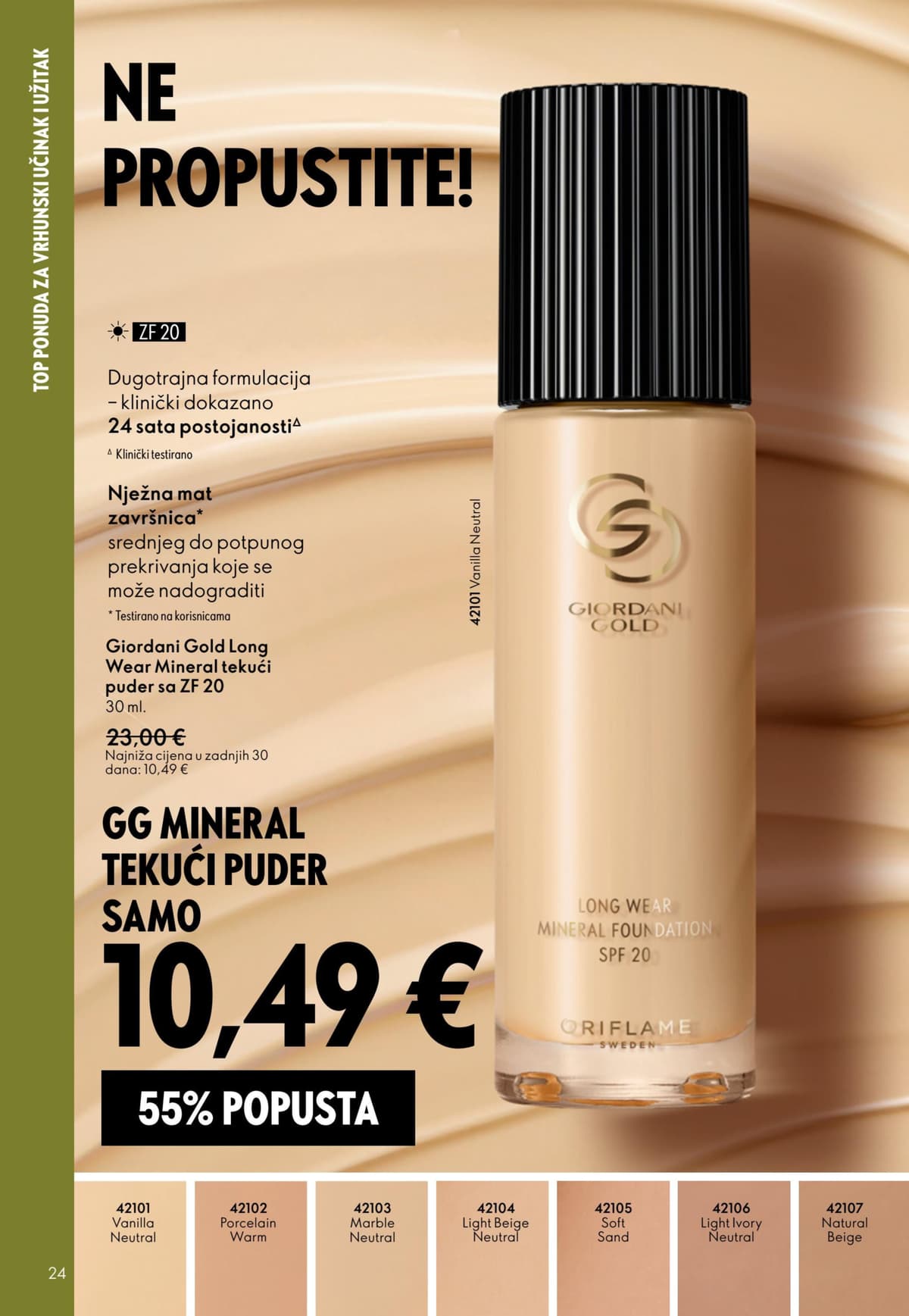 Stranica 24. Oriflame kataloga - Travanj 2026