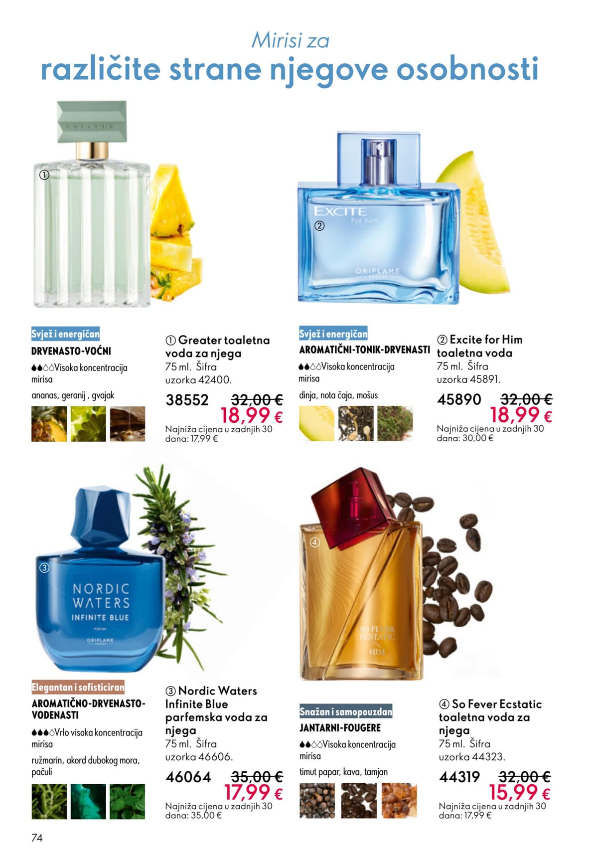 Stranica 74. Oriflame kataloga - Travanj 2026 od 29.03.2026.