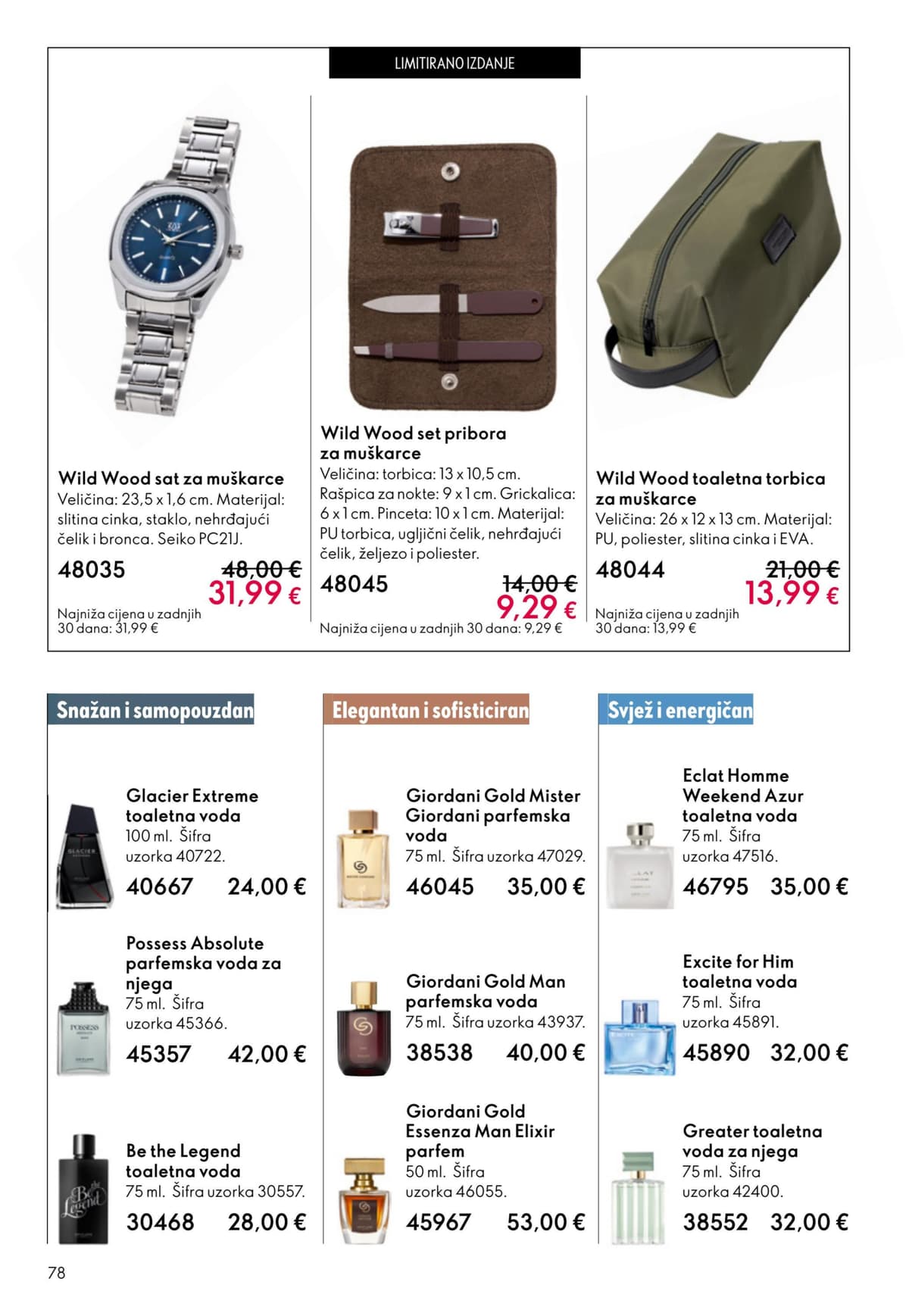 Stranica 78. Oriflame kataloga - Akcijska Ponuda