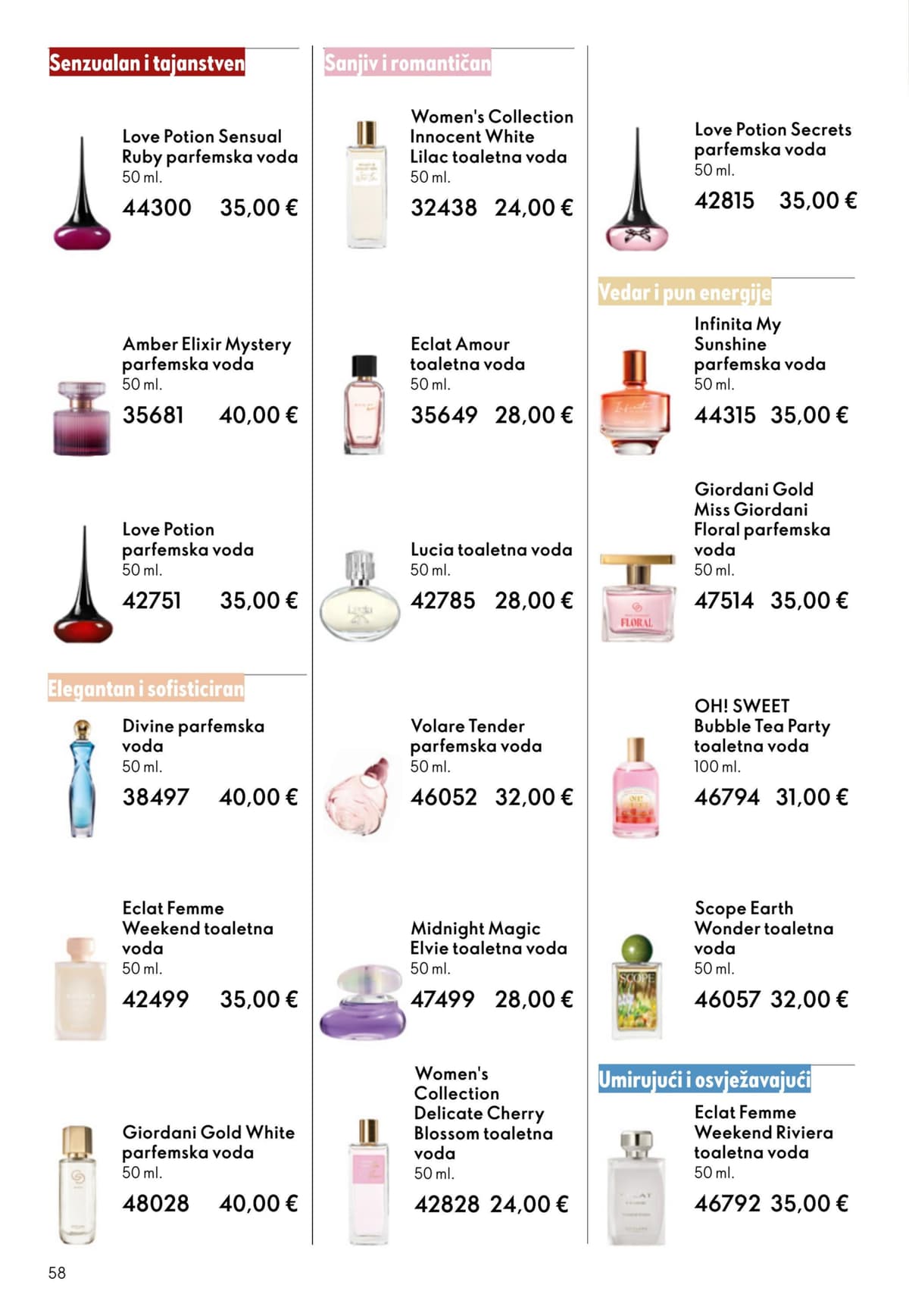 Stranica 58. Oriflame kataloga - Svibanj 2026. od 12.05.2026.