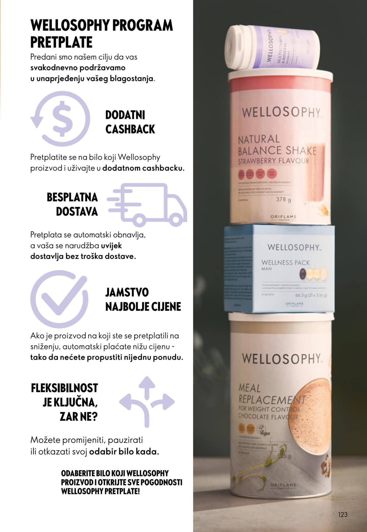Stranica 123. Oriflame kataloga - Lipanj 2026. od 03.06.2026.