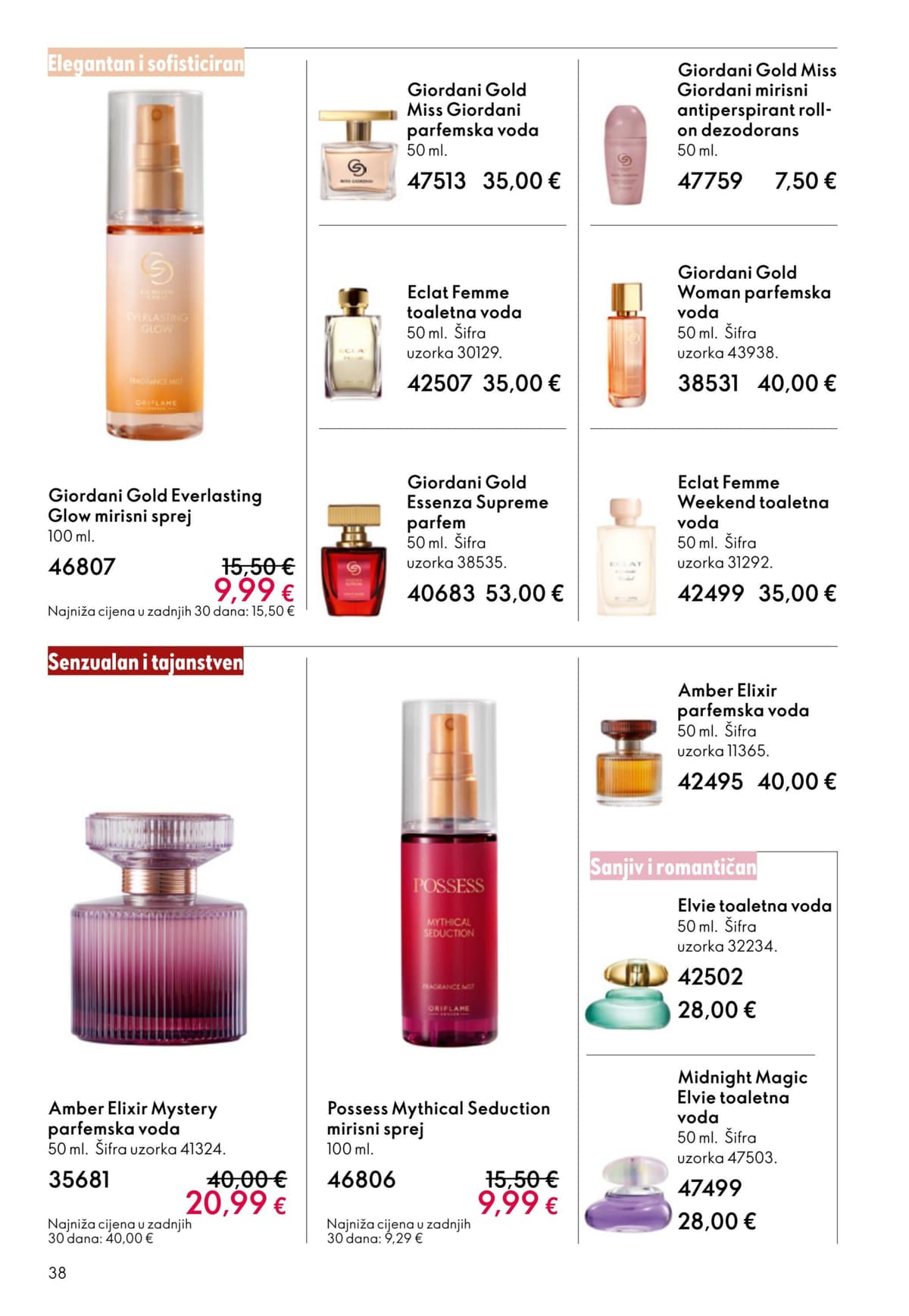 Stranica 38. Oriflame kataloga - Lipanj 2026. od 03.06.2026.