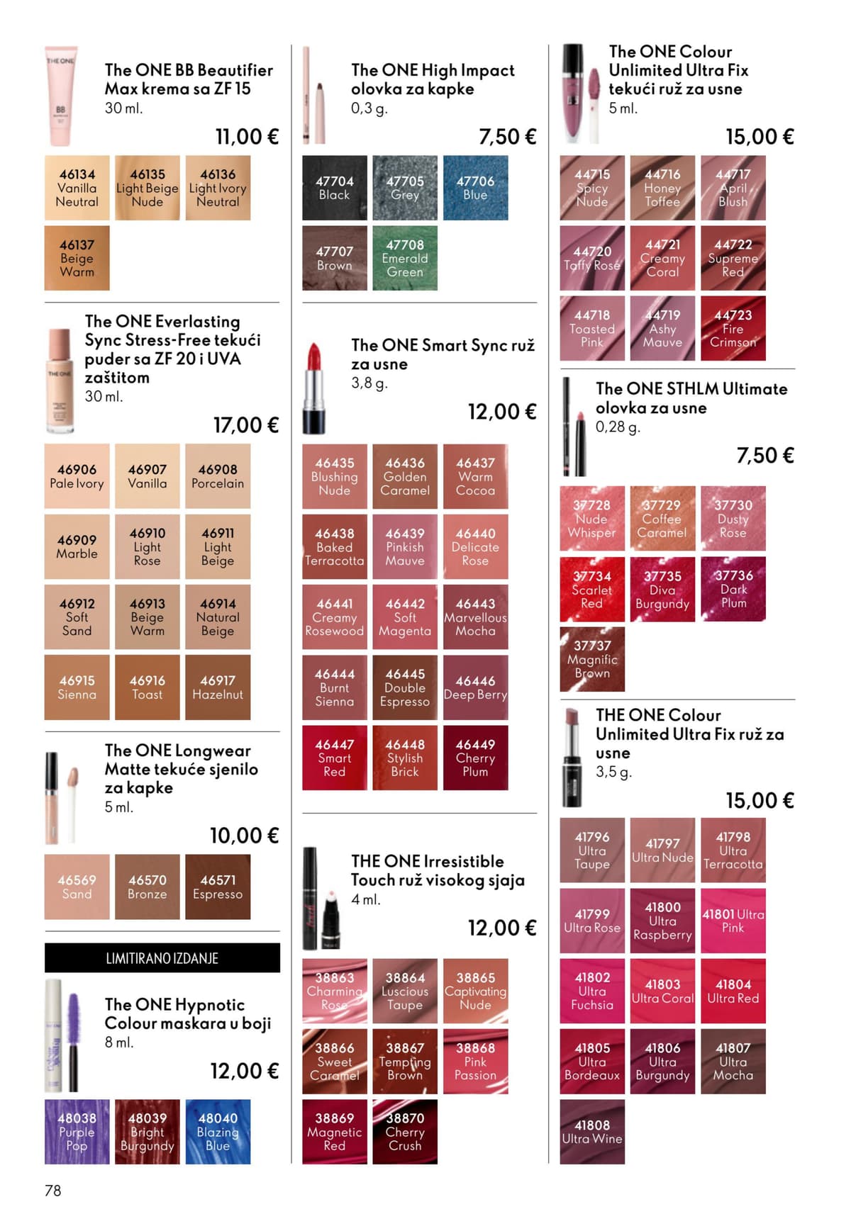 Stranica 78. Oriflame kataloga - Lipanj 2026. od 03.06.2026.