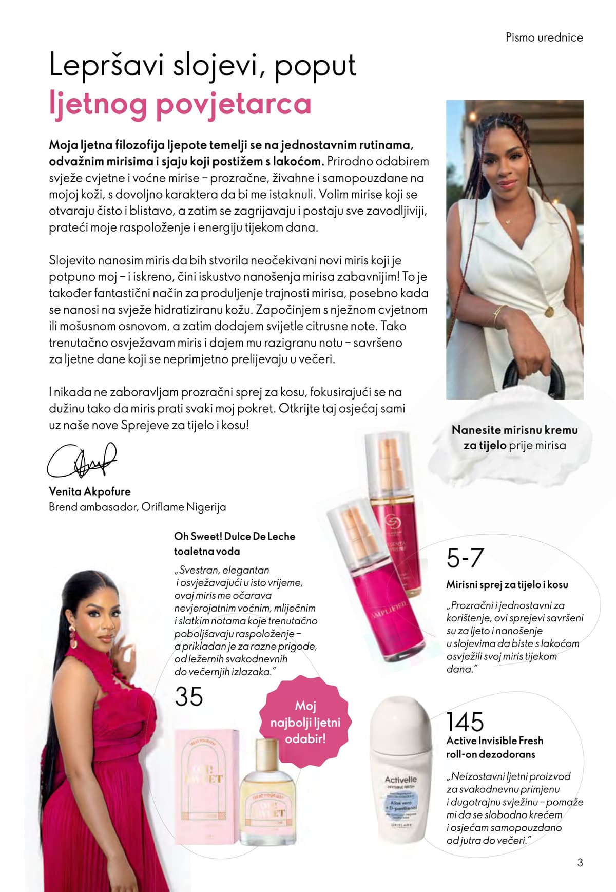 Stranica 3. Oriflame kataloga - Tjedna Akcija od 26.06.2026