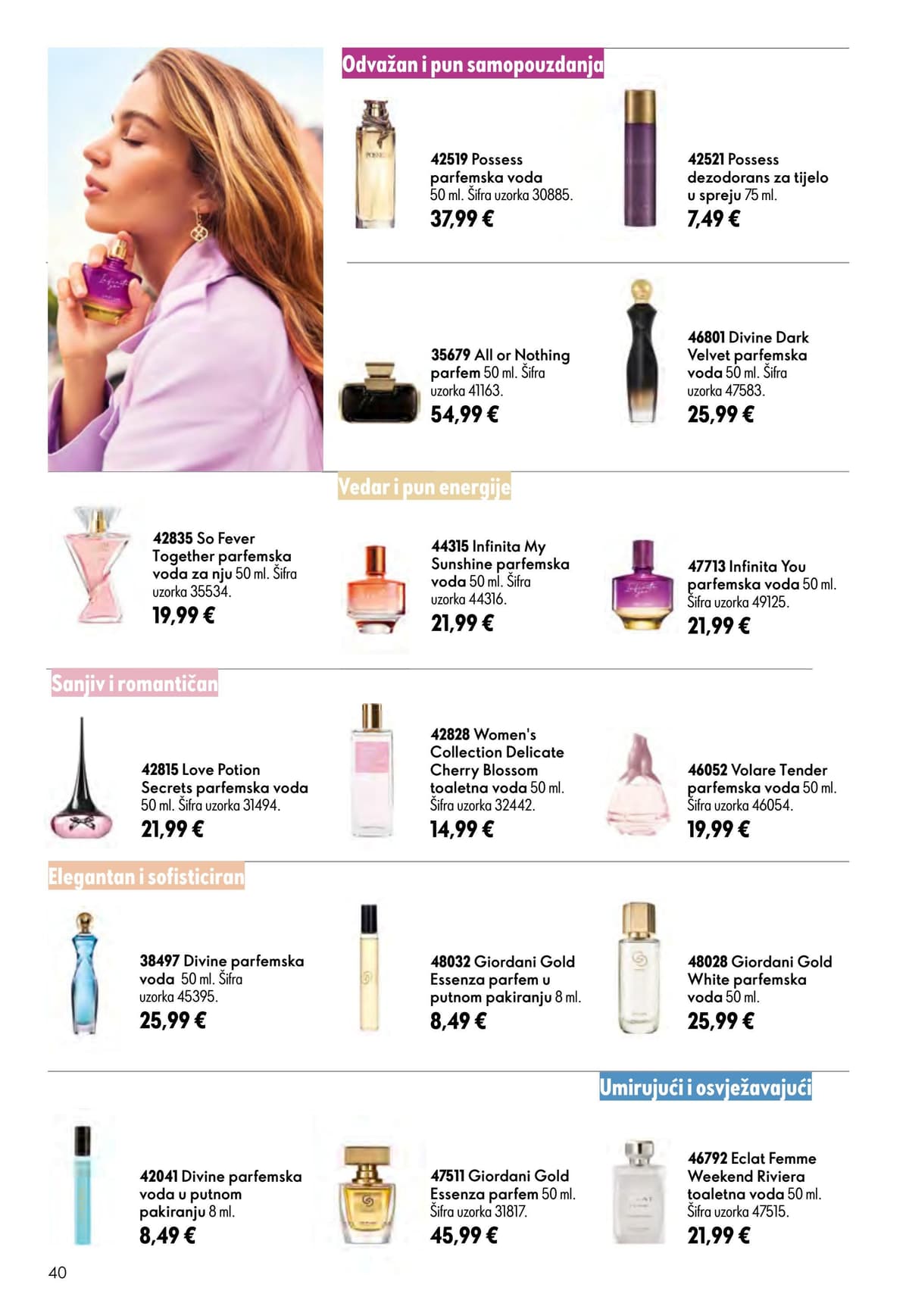 Stranica 40. Oriflame kataloga - Tjedna Akcija od 26.06.2026