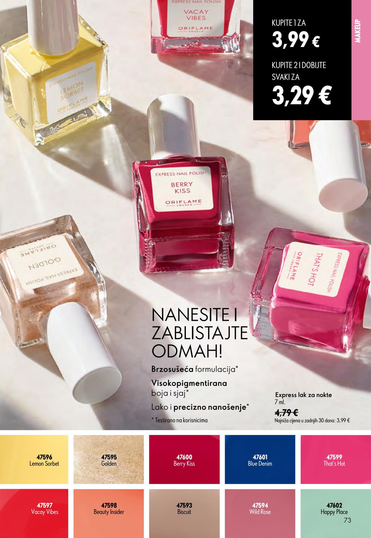 Stranica 72. Oriflame kataloga - Tjedna Akcija od 26.06.2026